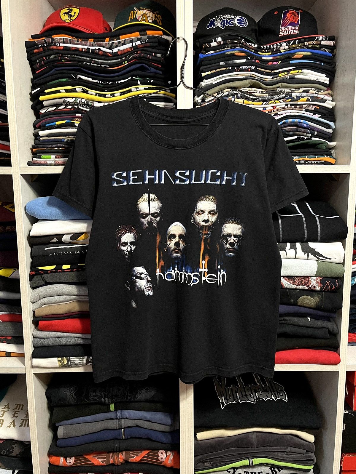 Band Tees Vintage Rammstein Senhsucht Album Rock Band T Shirt Hoodie, Sweatshirt | PodTeesHub.com