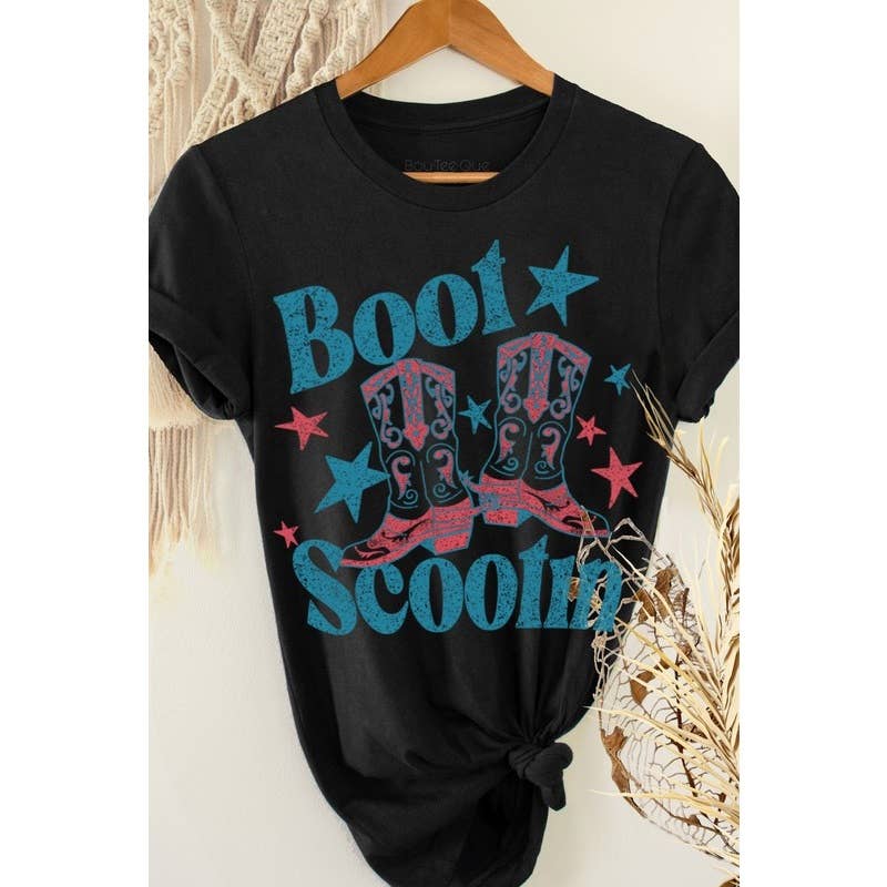 Scootin Boot Short Sleeve Tee Hoodie, Sweatshirt | PodTeesHub.com