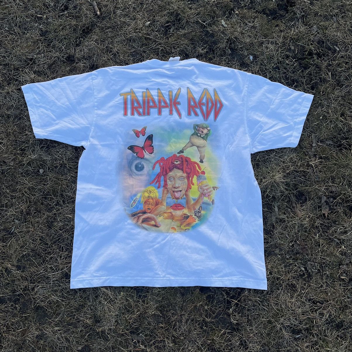 Vintage Trippie Redd Skulls Sexy Vamp Dead Face Horror Tee Hoodie, Sweatshirt | PodTeesHub.com