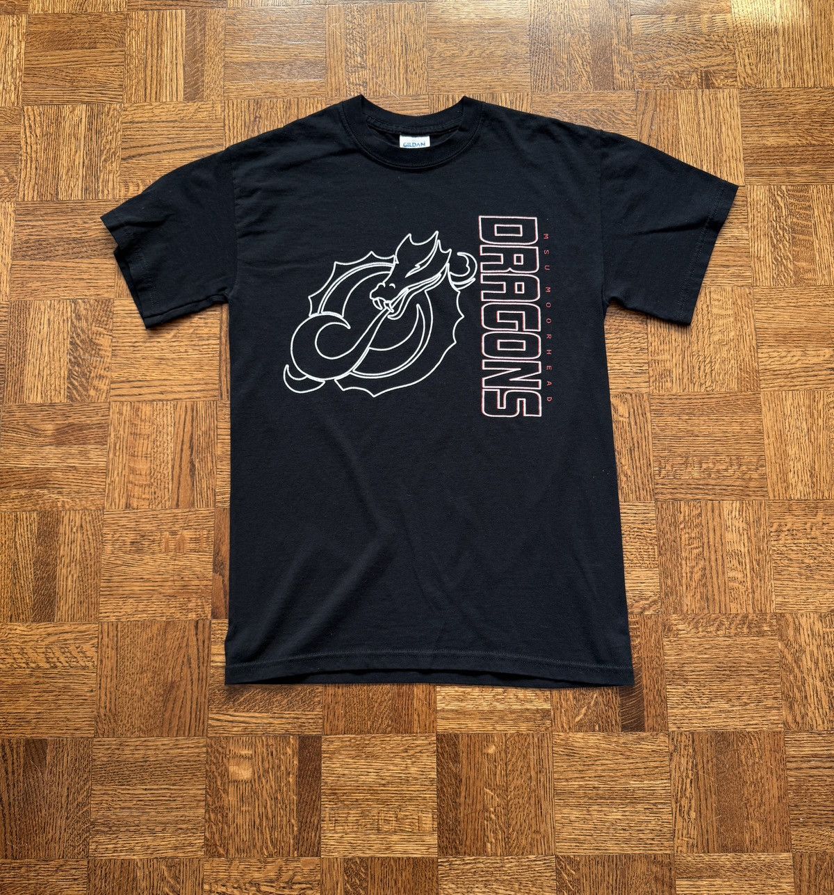 Vintage Y2k Msu Moorhead Dragons Graphic Tee Hoodie, Sweatshirt | PodTeesHub.com