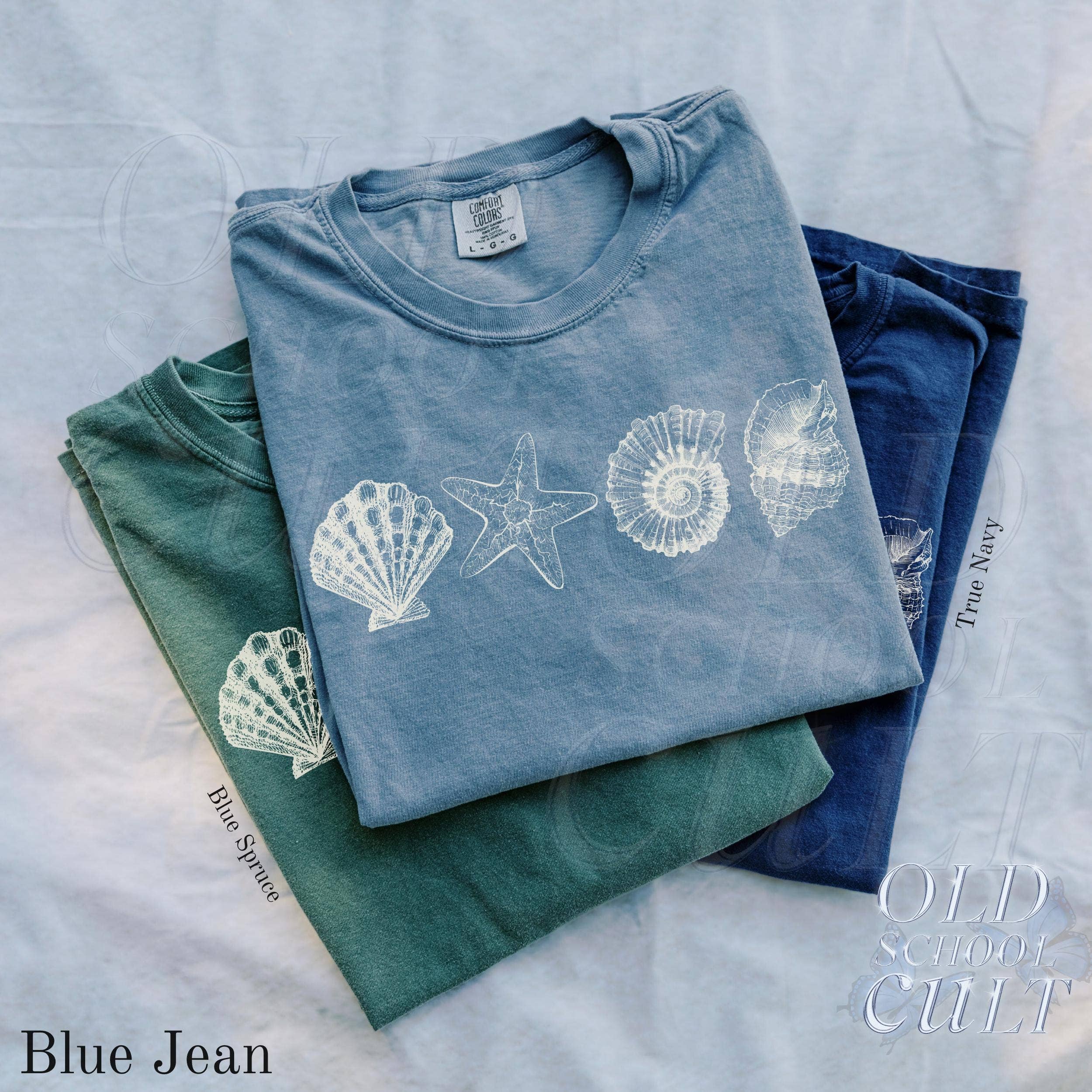 Vintage Sea Shells Ocean Lover Tee Hoodie, Sweatshirt | PodTeesHub.com