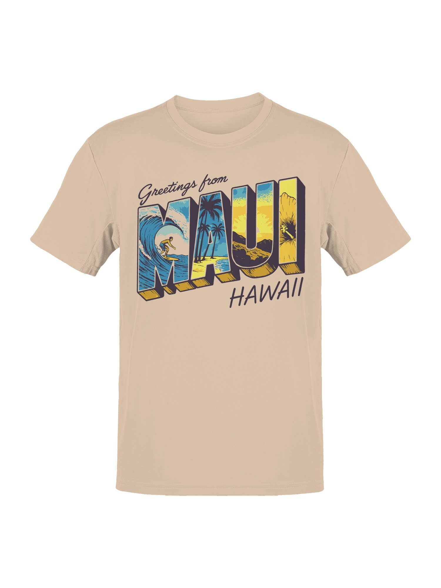 Maui Hawaii Surf Vibes Art Men's T-Shirt Hoodie, Sweatshirt | PodTeesHub.com