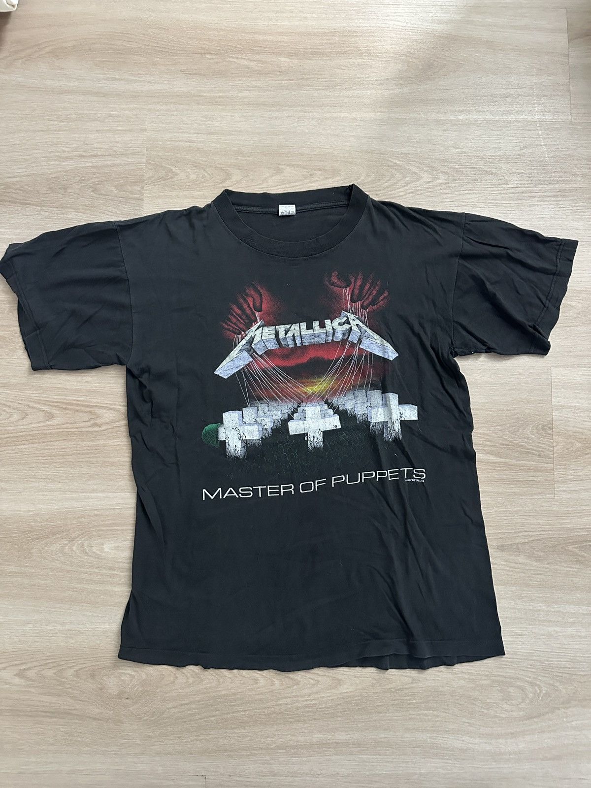 Metallica 1987 Black Vintage Master Puppets T-Shirts, Hoodie, Sweatshirt