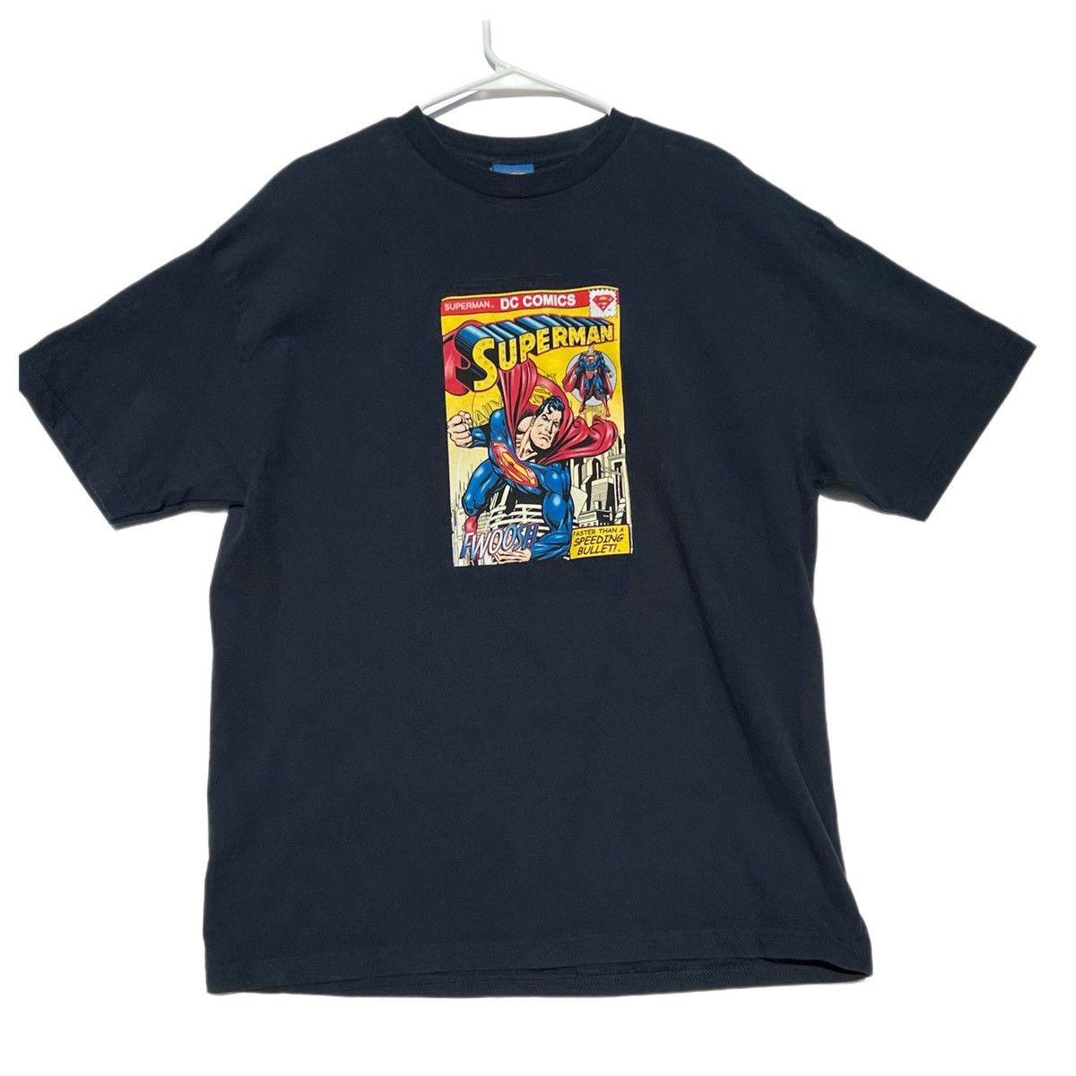 Vintage Superman Studded Comic Tshirt Hoodie, Sweatshirt | PodTeesHub.com