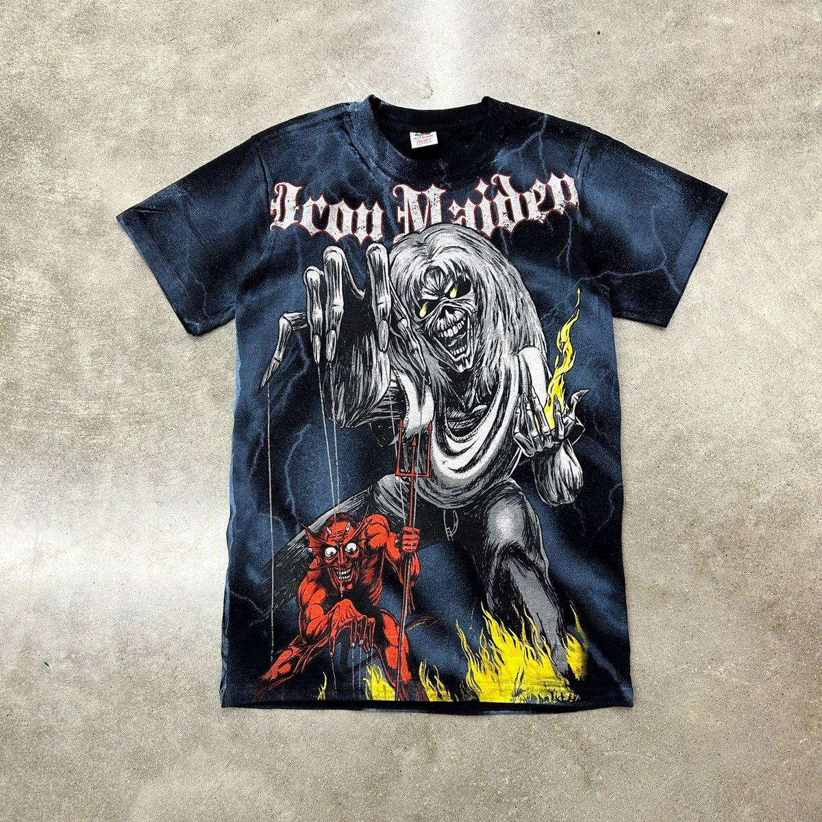 Maiden Y2k Iron Maiden Number Of The Beast Graphic T Shirt Hoodie, Sweatshirt | PodTeesHub.com