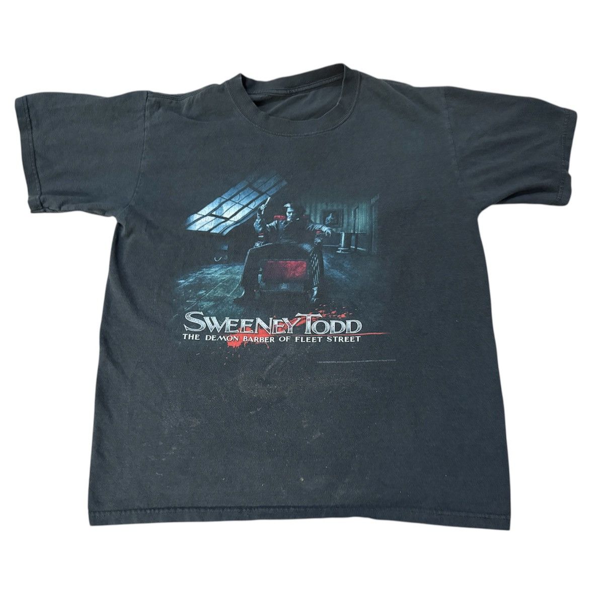 Vintage 00s Sweeney Todd Demon Barber Film Movie T-Shirts, Hoodie, Sweatshirt