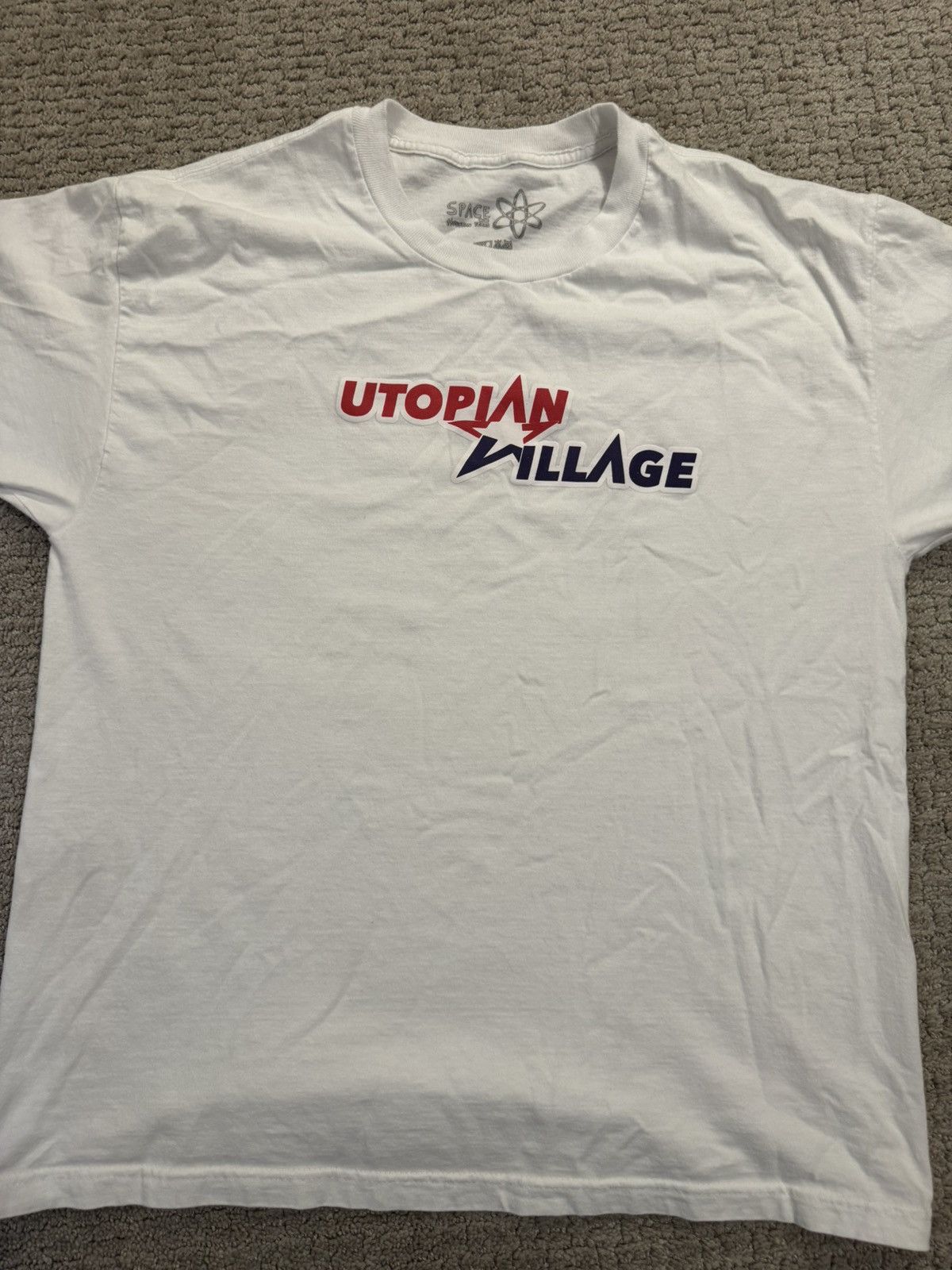 Rap Tees Travis Scott Space Village Utopian Village T Shirt Hoodie, Sweatshirt | PodTeesHub.com