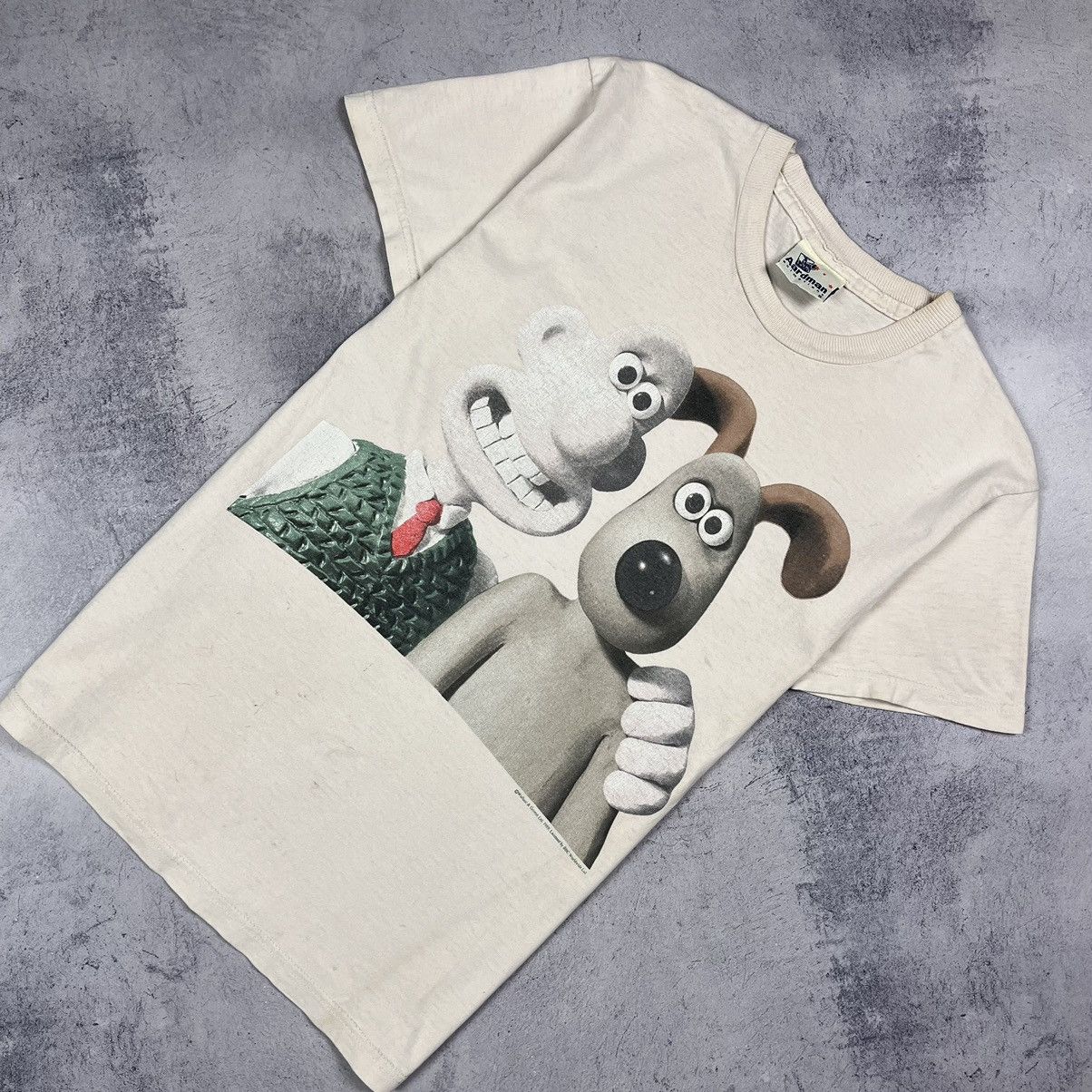 Vintage Wallace Gromit Cartoon Tee 1989 Hoodie, Sweatshirt | PodTeesHub.com
