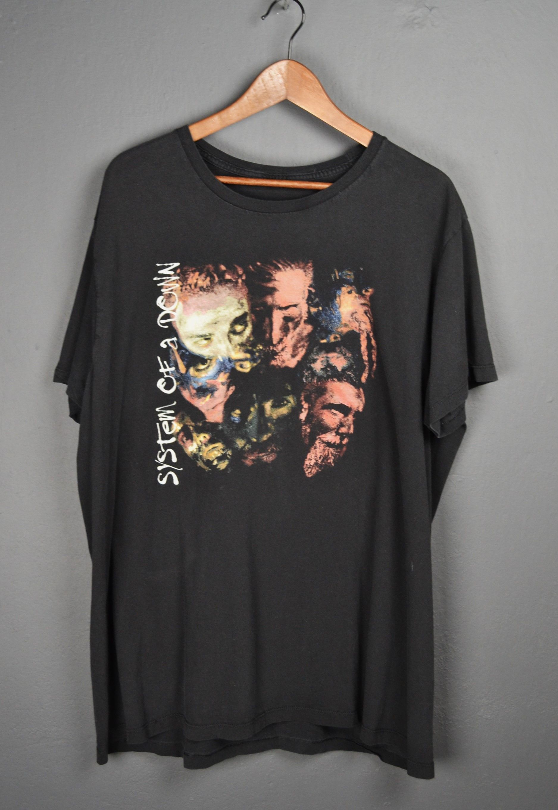 Band Tees System Of A Down Searching For Satellite Signal Vintage Xl Hoodie, Sweatshirt | PodTeesHub.com