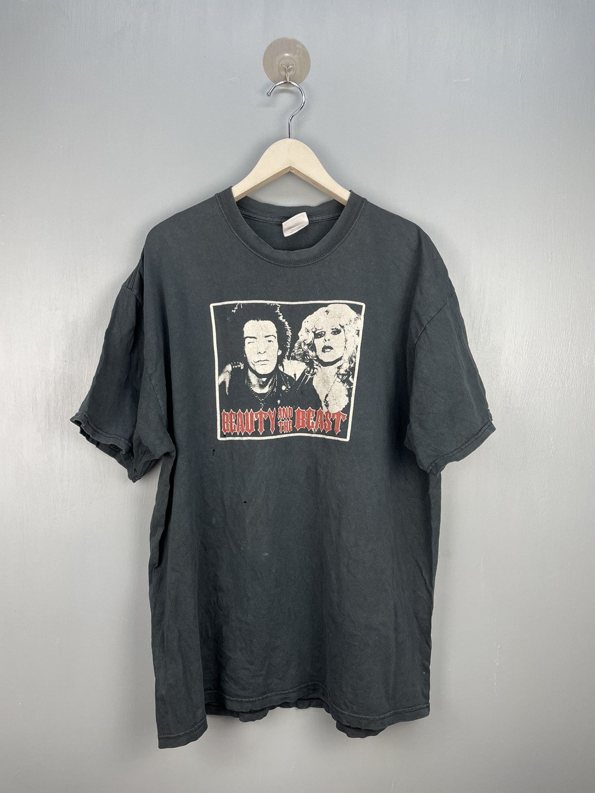 Vintage 90s Beauty And The Beast Sid And Nancy Punk T Shirt Hoodie, Sweatshirt | PodTeesHub.com