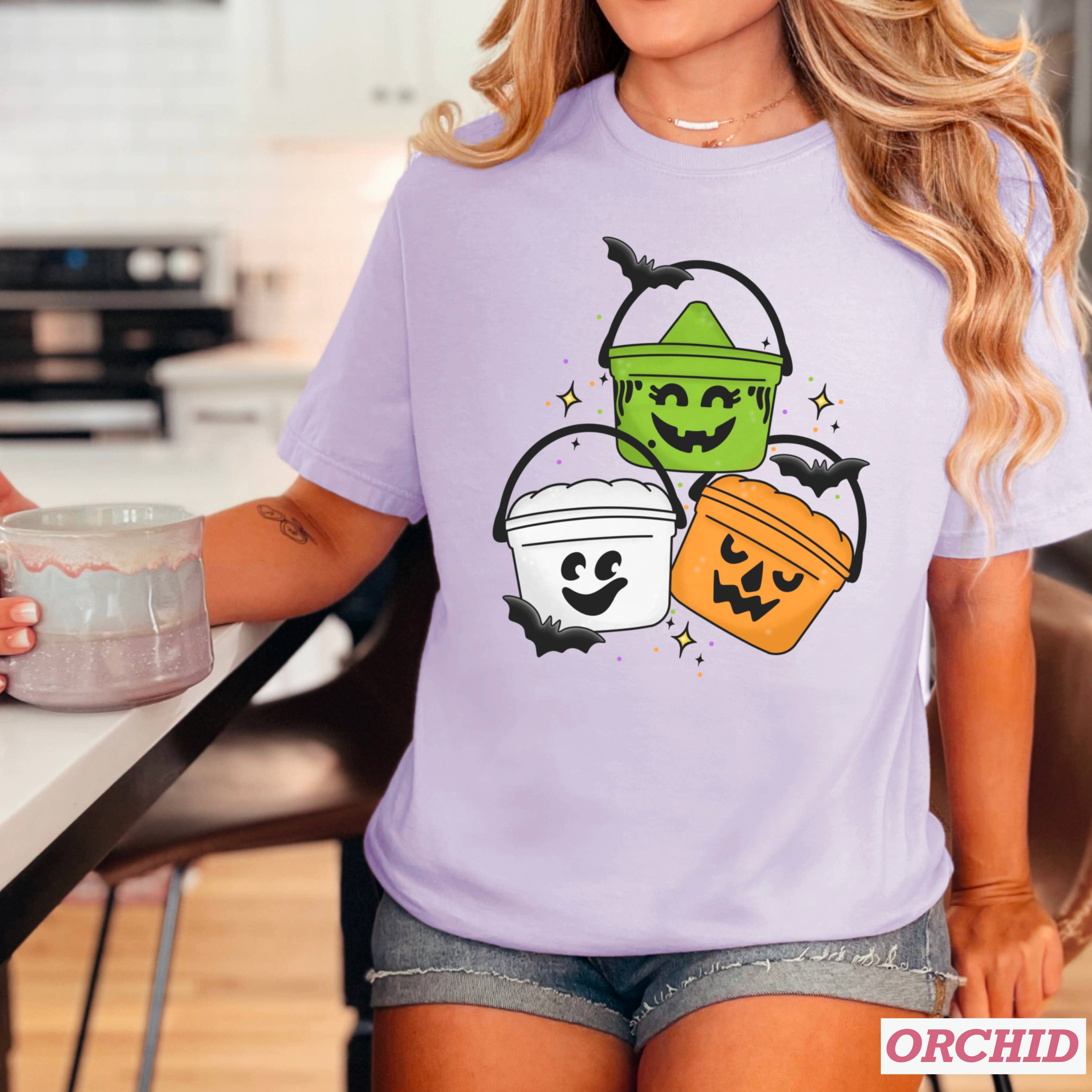 Halloween 2025 Meal Bucket Graphic Shirt | Comfort Color Hoodie, Sweatshirt | PodTeesHub.com