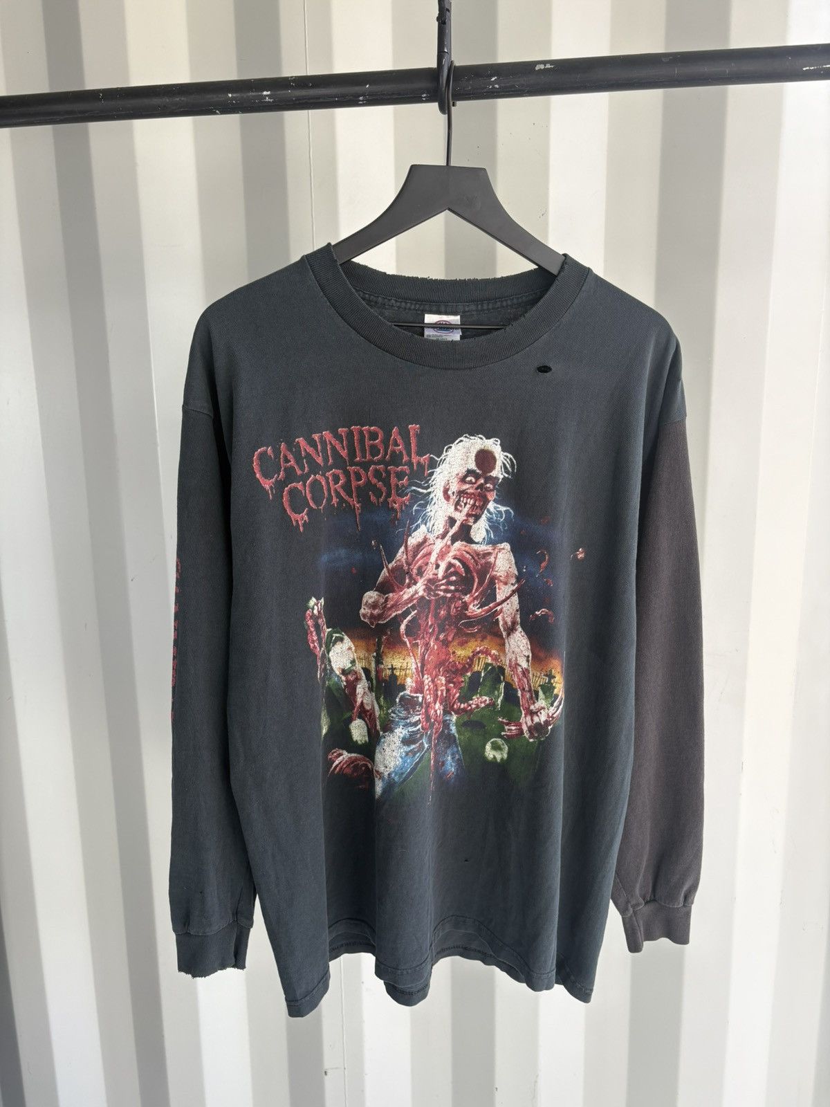 Band Thrashed Cannibal Corpse Sun Faded Distressed Erd Grunge T-Shirts, Hoodie, Sweatshirt