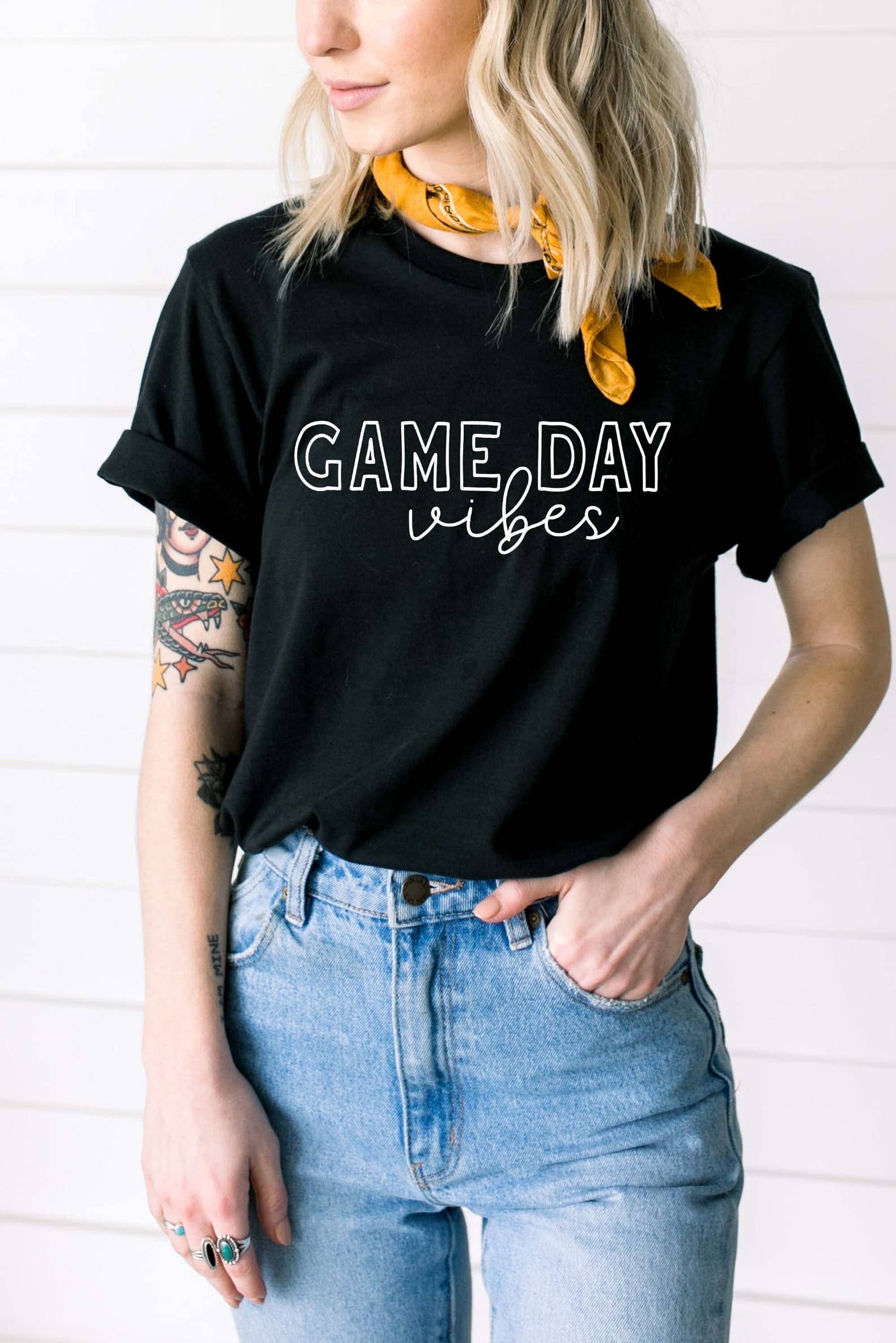 Game Day Vibes T-Shirt Hoodie, Sweatshirt | PodTeesHub.com