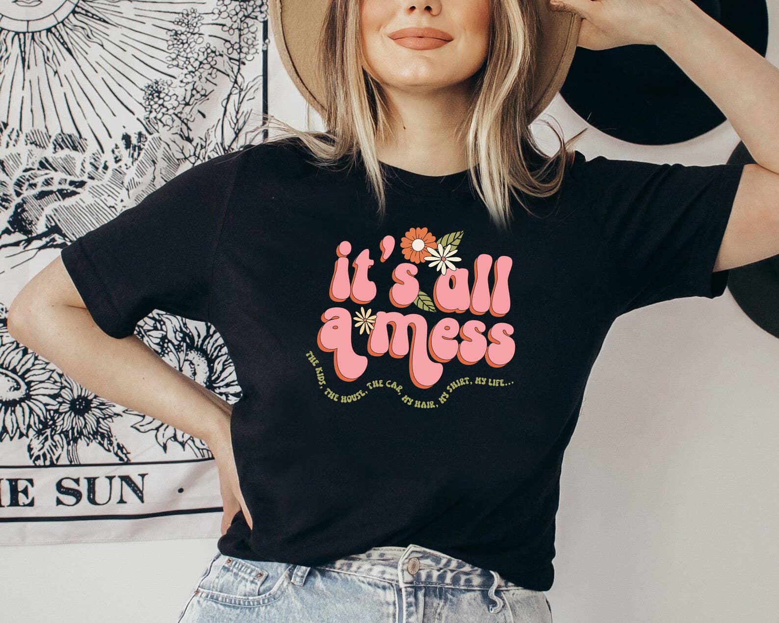 It's All A Mess T-Shirt Hoodie, Sweatshirt | PodTeesHub.com