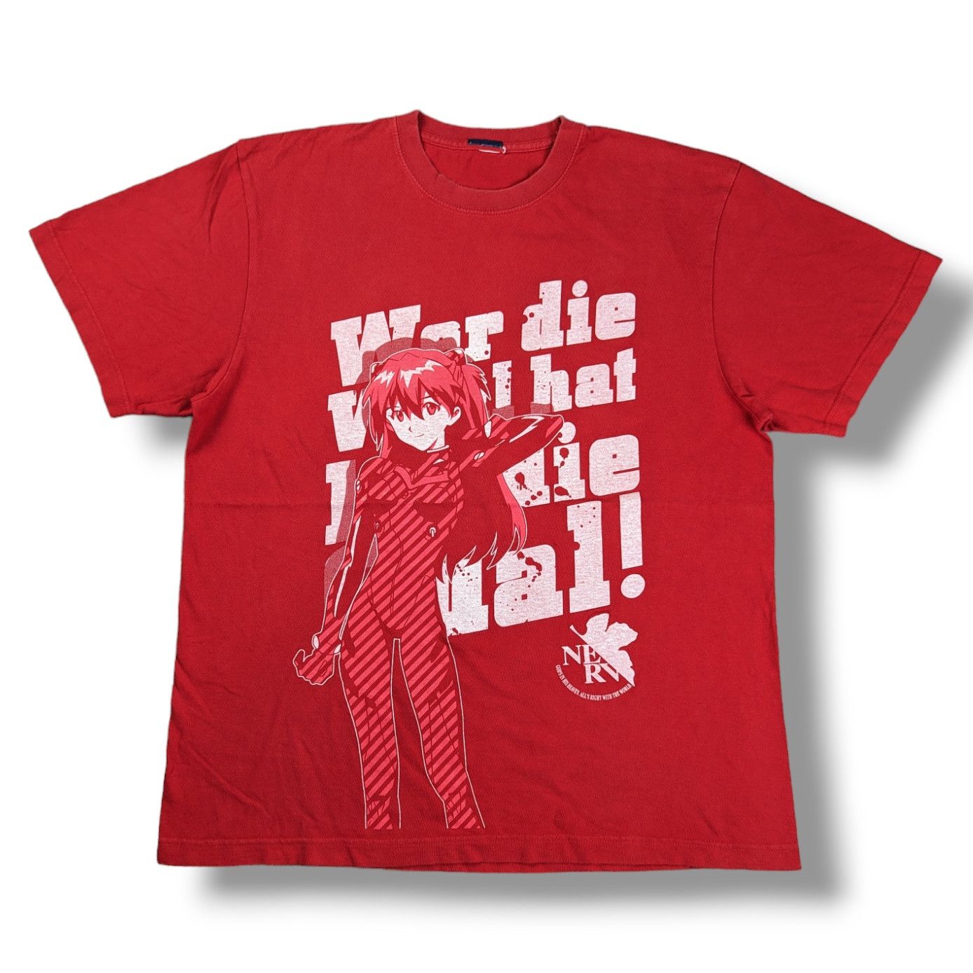 Japanese Brand X Vintage Neon Genesis Evangelion Asuka Langley Soryu Cospa T-Shirts, Hoodie, Sweatshirt