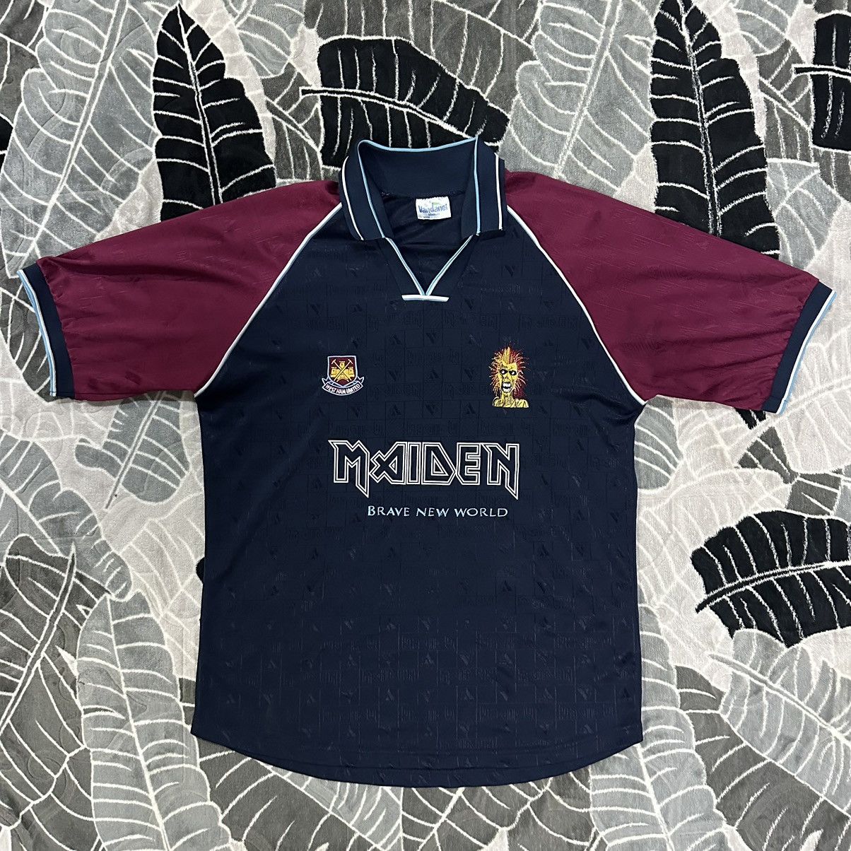 Iron Maiden West Ham United 1999 Iron Maiden Home Jersey T-Shirts, Hoodie, Sweatshirt | PodTeesHub.com