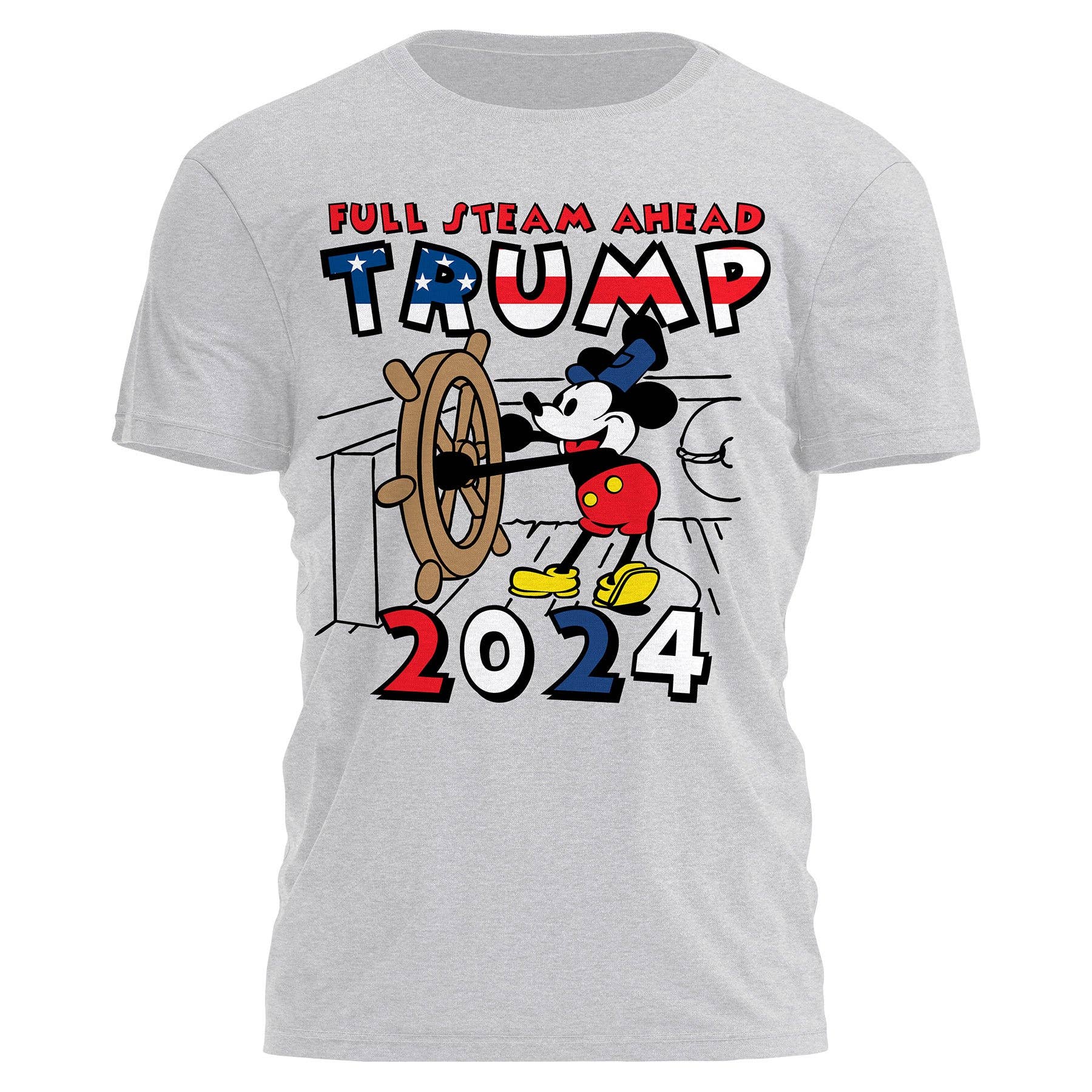 Full Steam Ahead 2024 Tee Hoodie, Sweatshirt | PodTeesHub.com