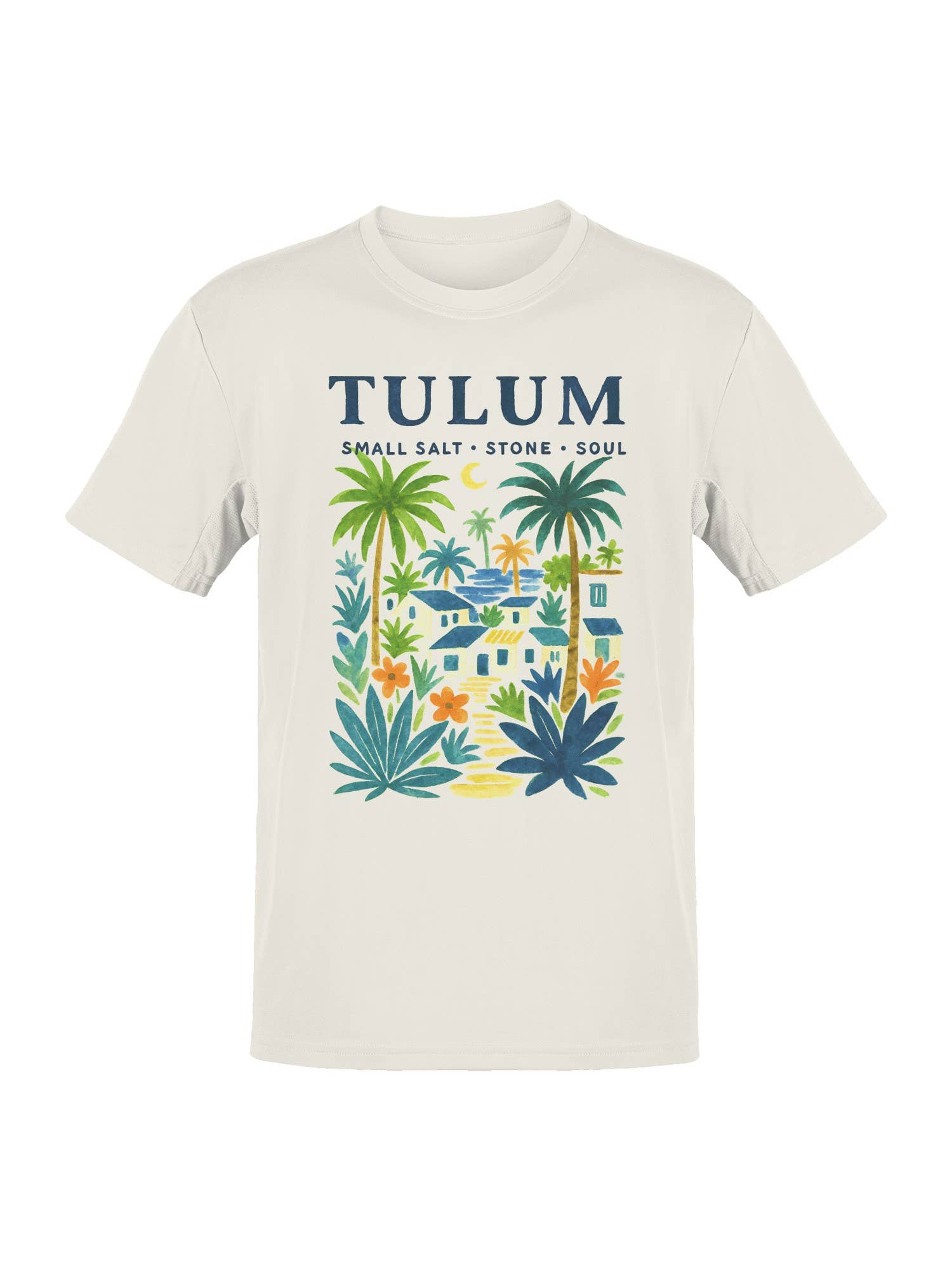 Tulum Tropical Escape Artwork Men's T-Shirt Hoodie, Sweatshirt | PodTeesHub.com