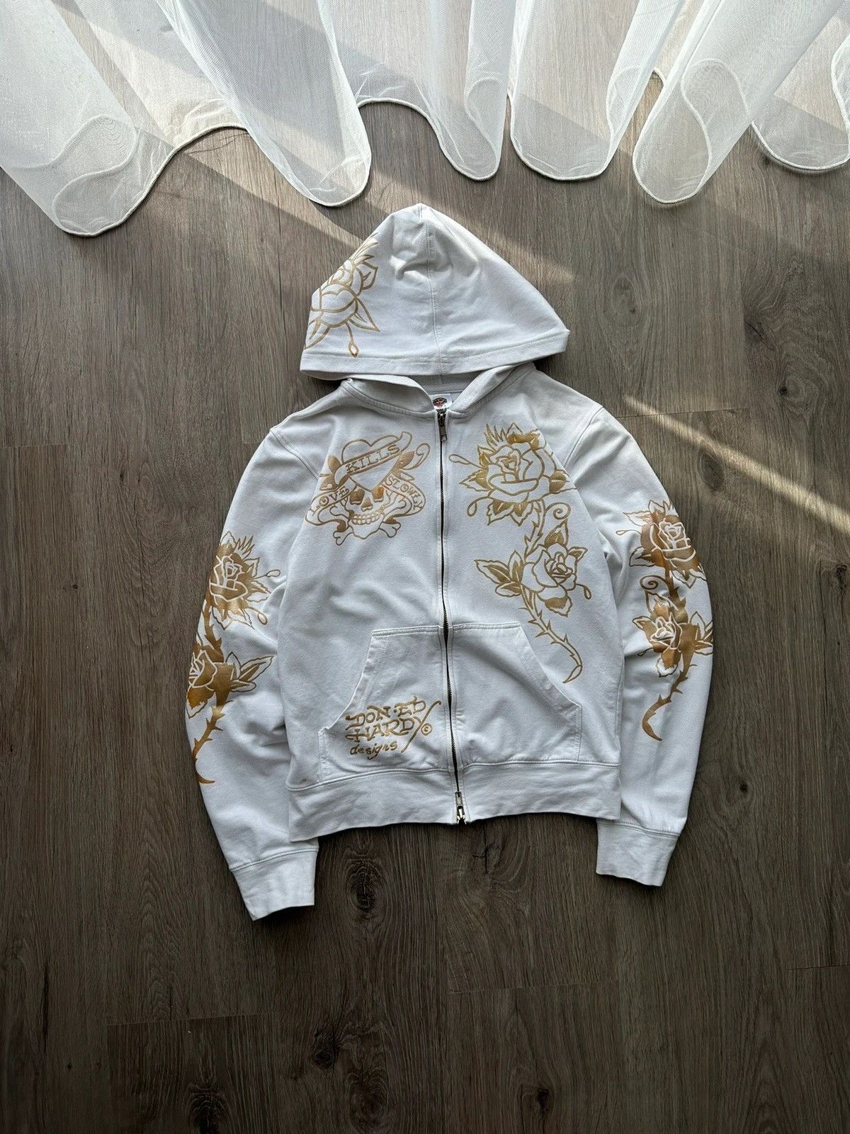 Ed Hardy X Vintage Vintage Ed Hardy Christian Audigier Hoodie T-Shirts, Sweatshirt | PodTeesHub.com