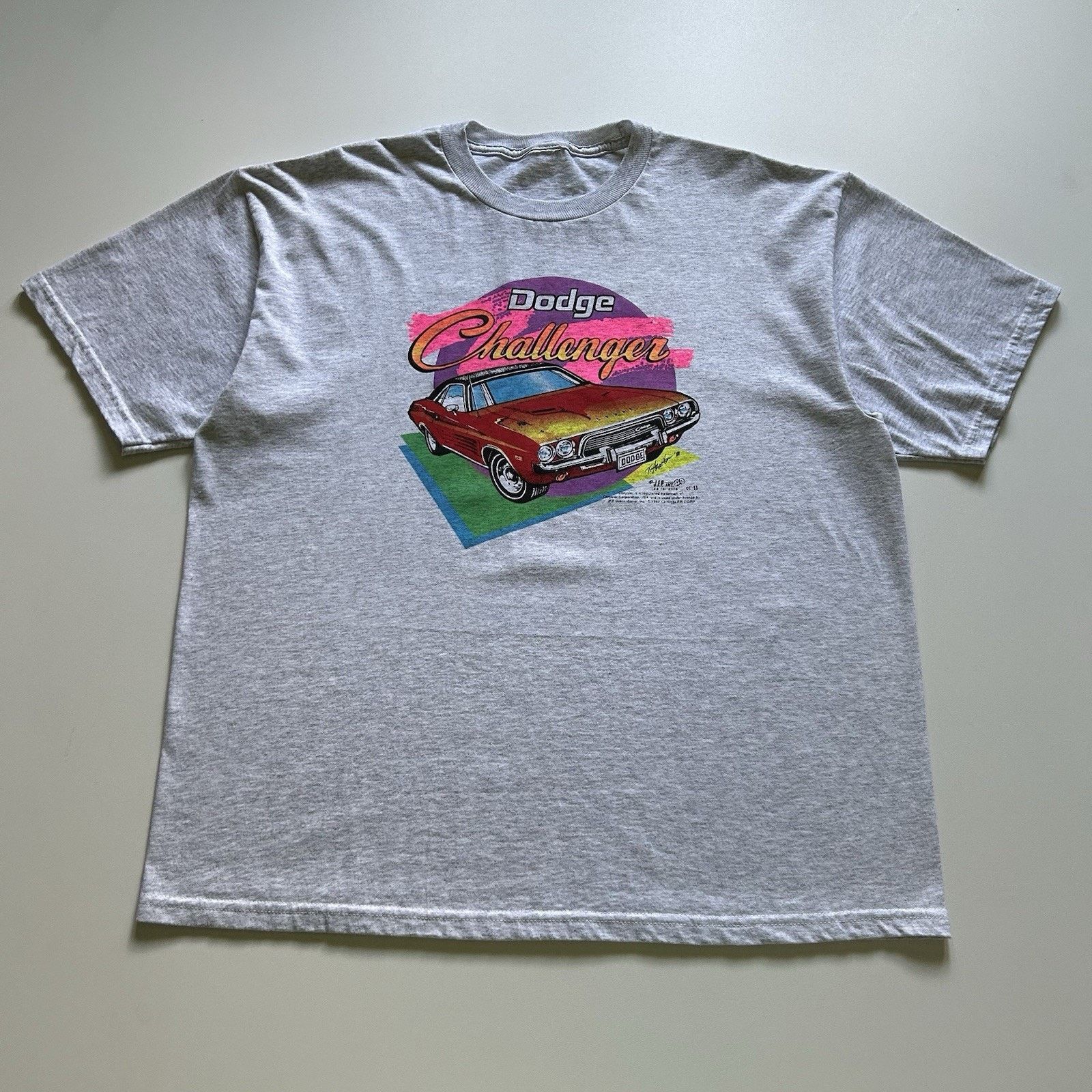 Gildan X Vintage Vintage 90s Dodge Challenger T Shirt Xl Chrysler Promo Rare Hoodie, Sweatshirt | PodTeesHub.com