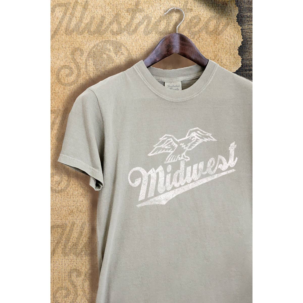 Midwest  Vintage Graphic Regular Tee Hoodie, Sweatshirt | PodTeesHub.com