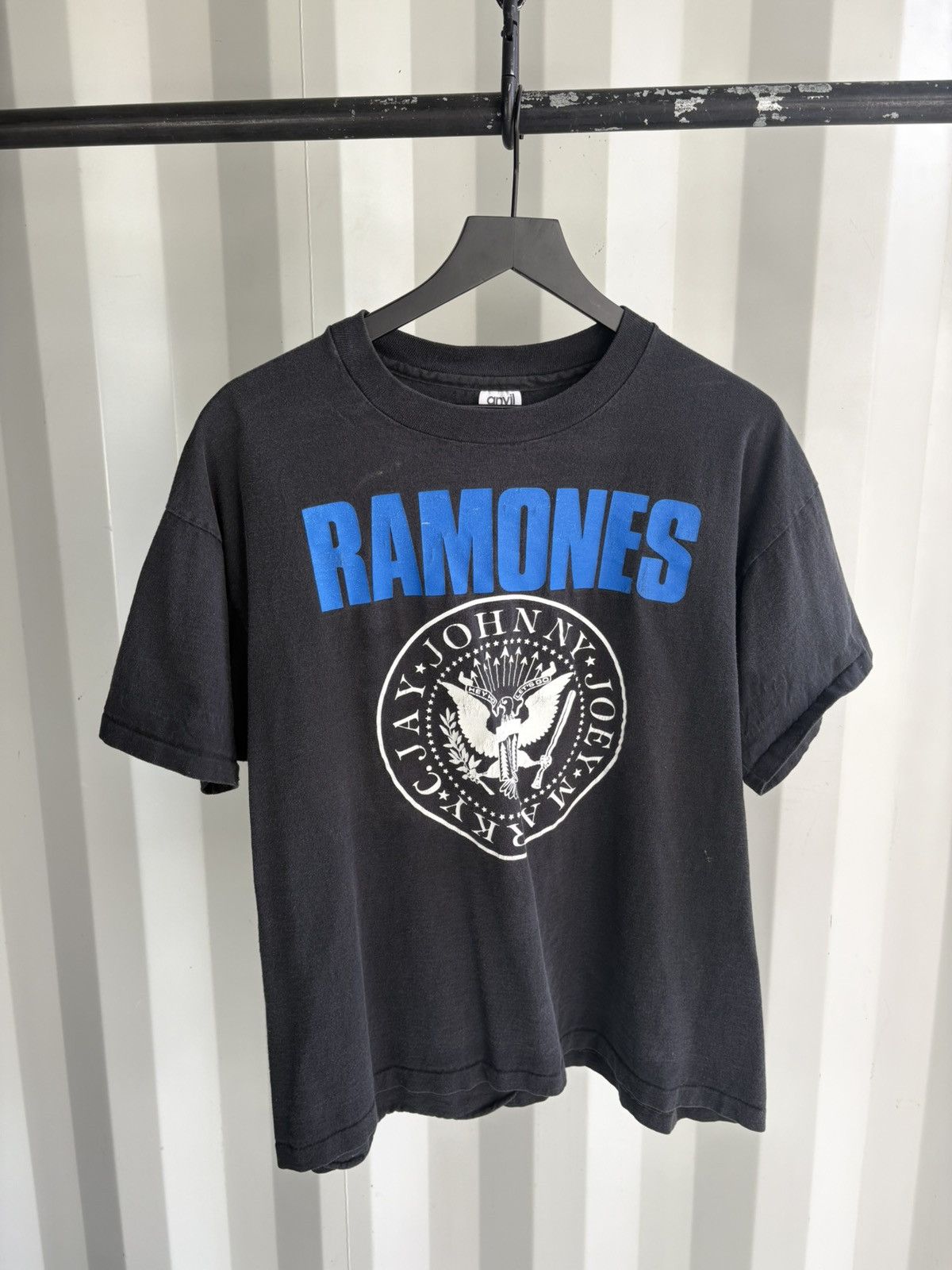 Band Tees Thrashed Ramones Distressed Sun Faded Shirt Grunge Band Hoodie, Sweatshirt | PodTeesHub.com