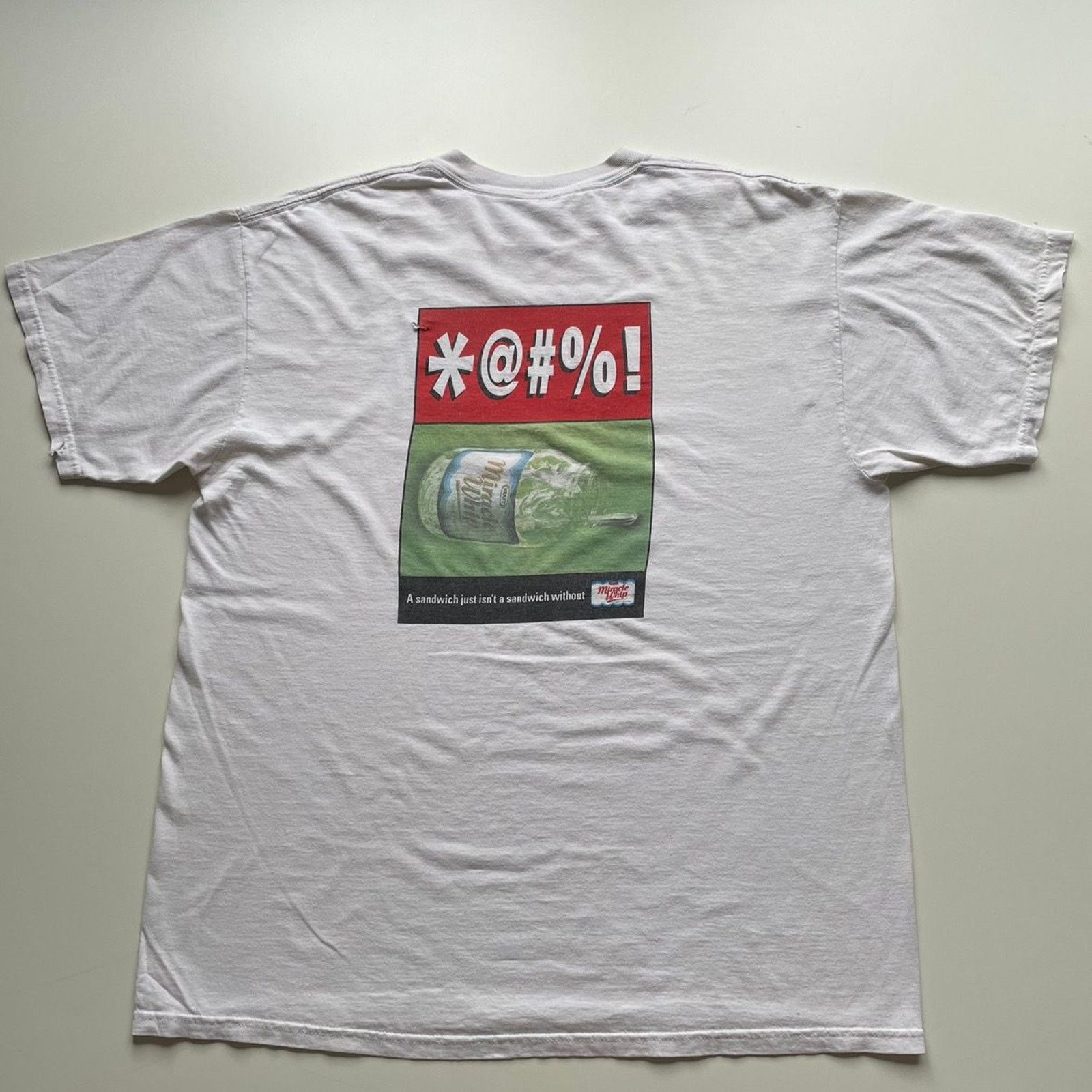 Delta Vintage 90s Miracle Whip Mayonnaise Promo Graphic T Shirt Xl Hoodie, Sweatshirt | PodTeesHub.com