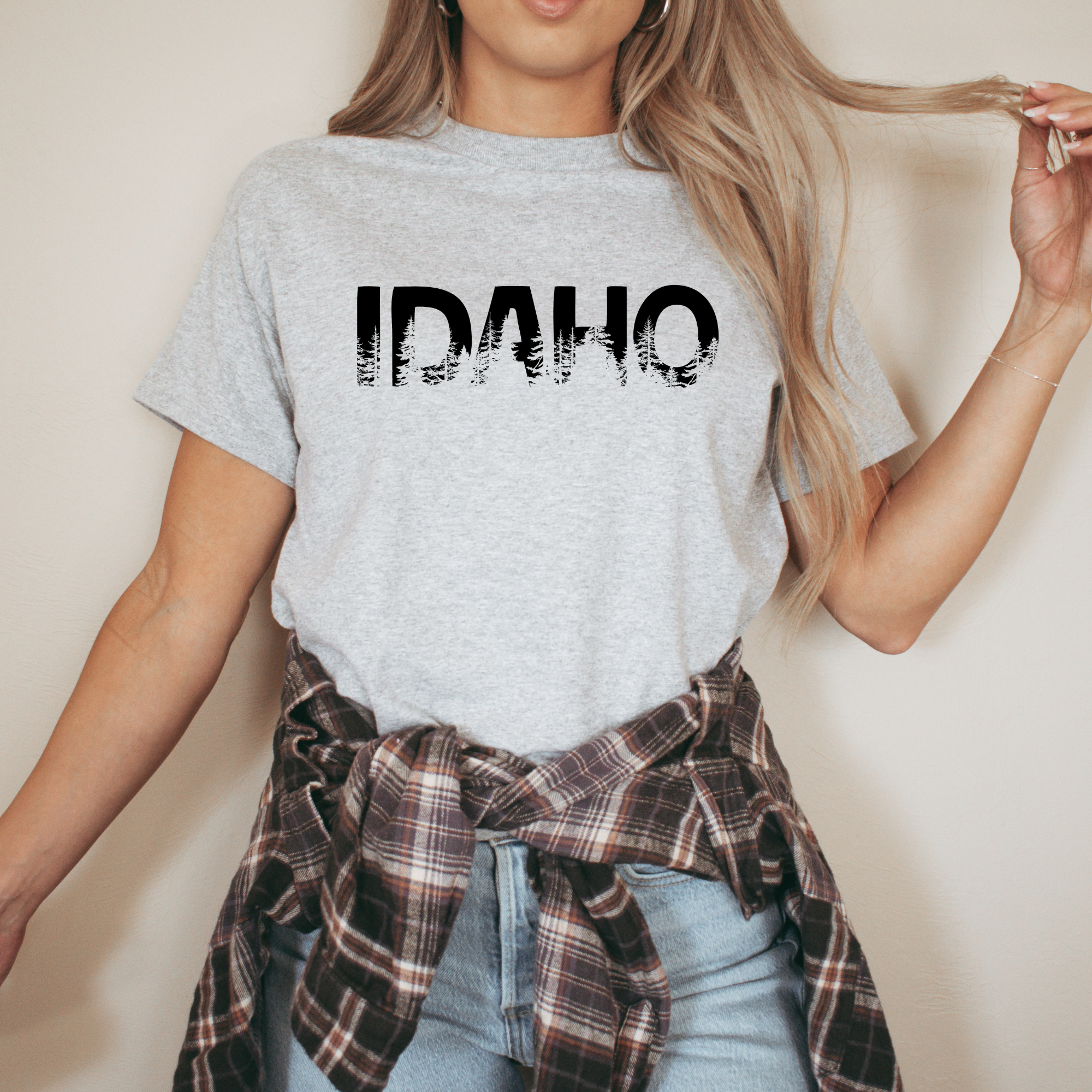 Idaho Tree Tshirt For Men *Unisex Fit* 264 Hoodie, Sweatshirt | PodTeesHub.com