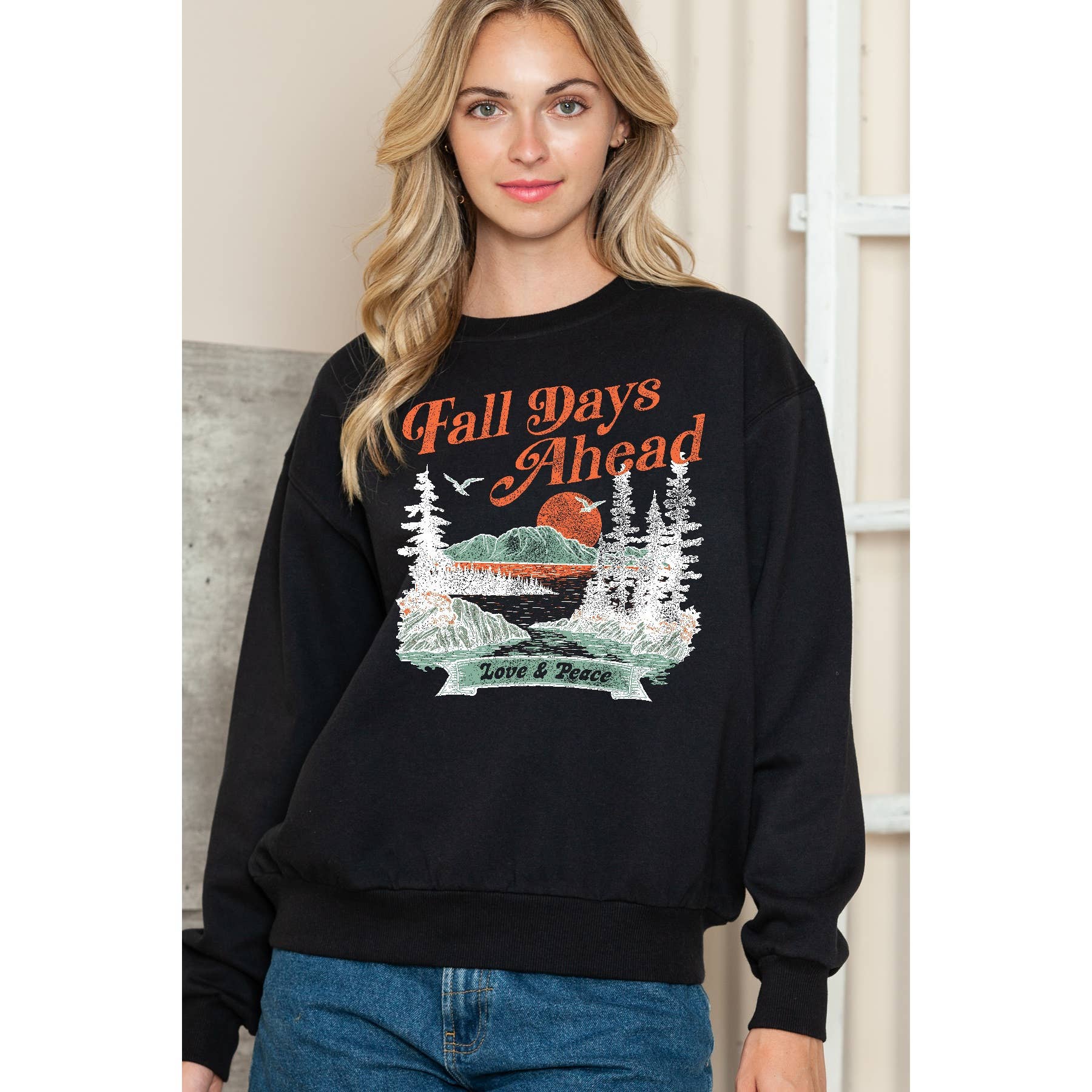 Fall Days Ahead - Crewneck Sweatshirt T-Shirts, Hoodie | PodTeesHub.com