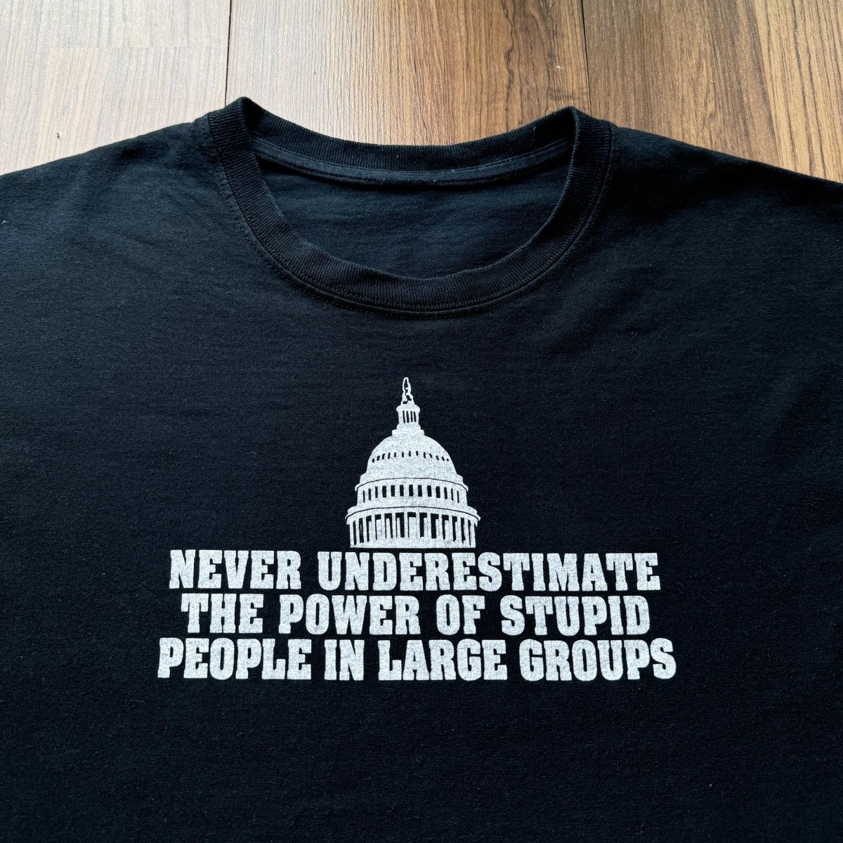 Vintage 2000s Large Group Of Stupid People Funny Tee White House Y2k Hoodie, Sweatshirt | PodTeesHub.com
