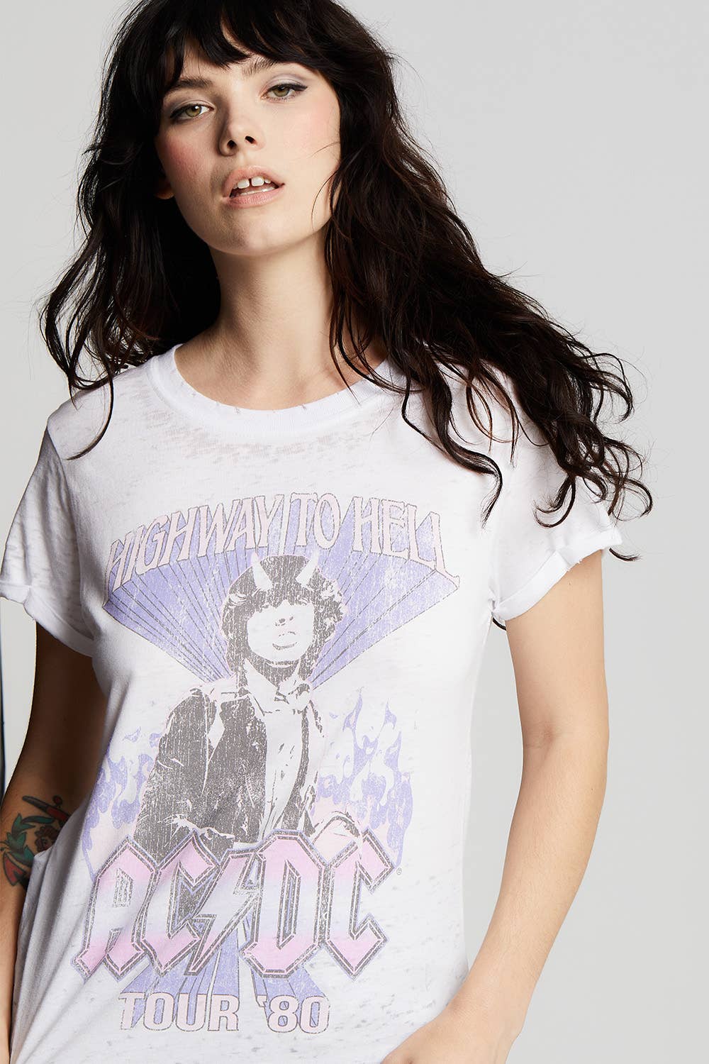 301506 Ac/Dc Highway To Hell Flame Tee Hoodie, Sweatshirt | PodTeesHub.com