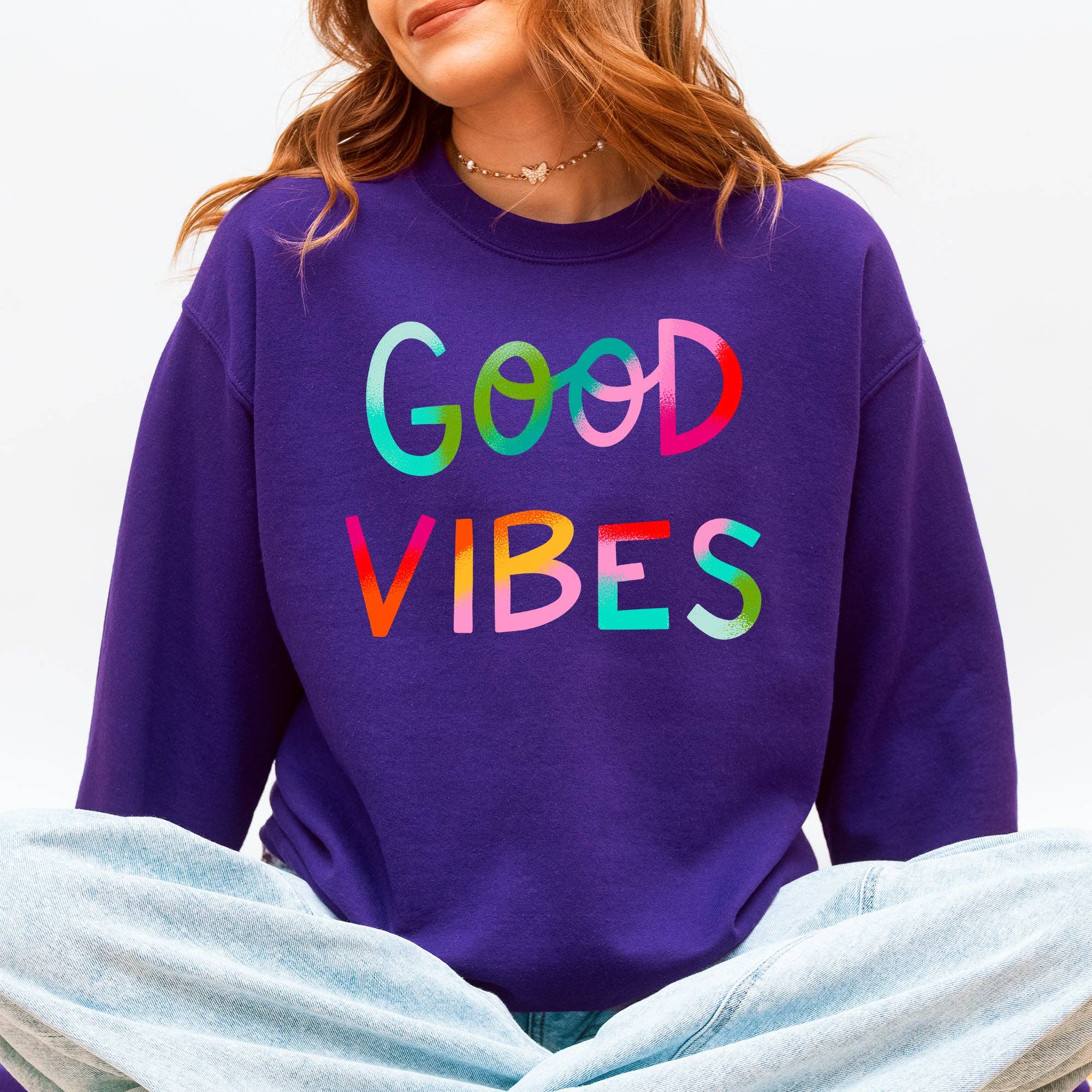 Good Vibes, Positivity, Mental Health, Sweatshirt T-Shirts, Hoodie | PodTeesHub.com
