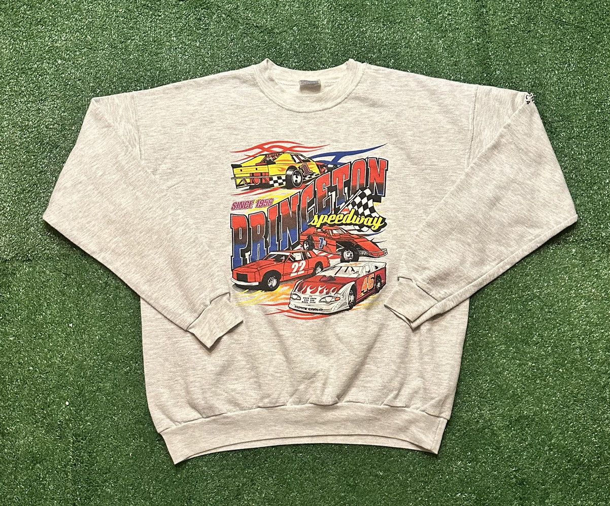 Nascar Vintage Y2k Racing Speedway Cars Crewneck Size L T-Shirts, Hoodie, Sweatshirt | PodTeesHub.com