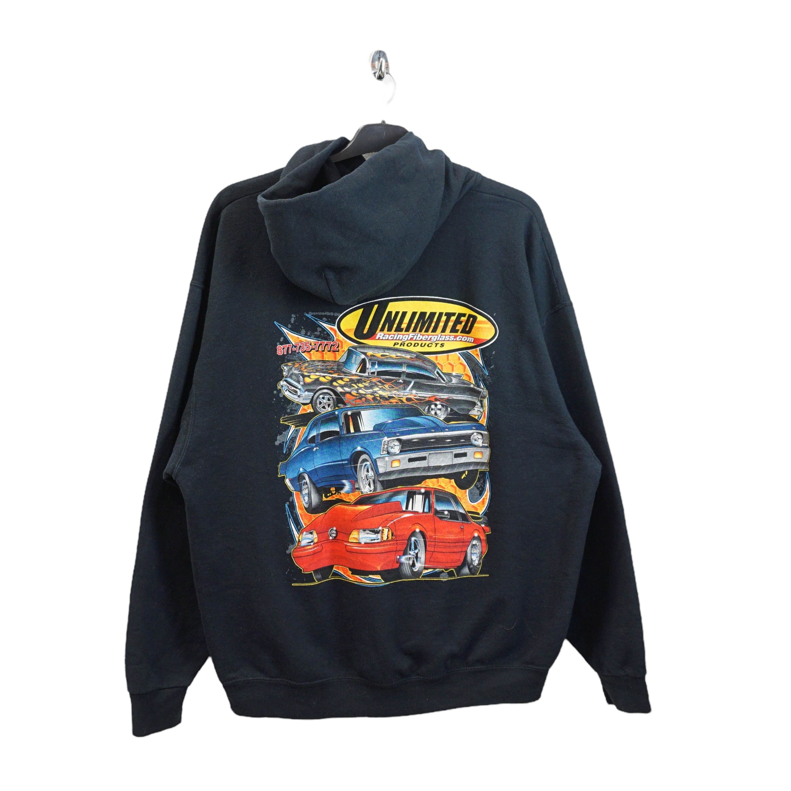 Vintage Unlimited Racing Graphic Hoodie T-Shirts, Sweatshirt | PodTeesHub.com