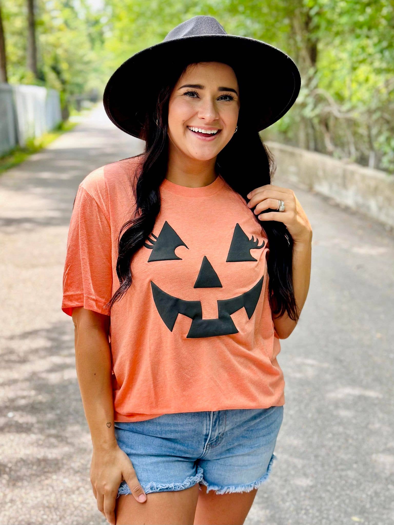 Halloween Jacko Lantern Pumpkin Puff Tee Hoodie, Sweatshirt | PodTeesHub.com