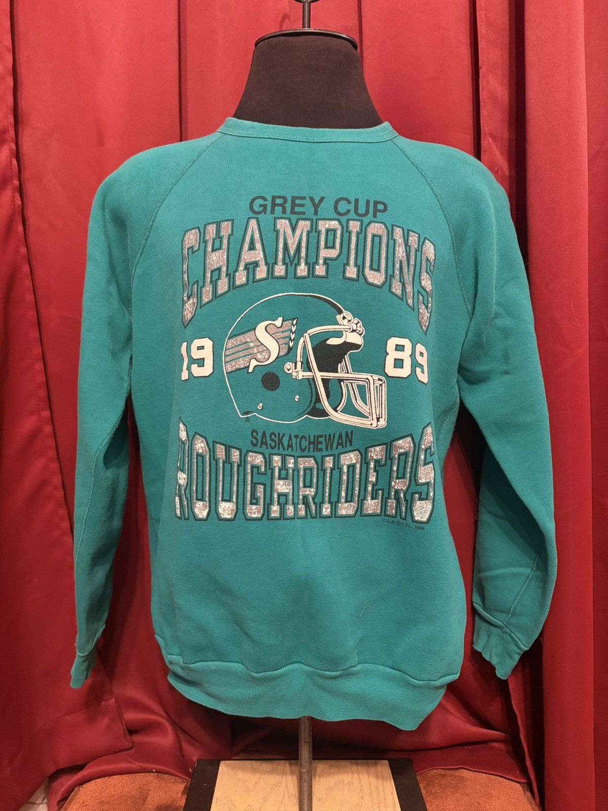 Vintage Sask Roughriders Sweatshirt 80 S Cfl Grey Cup Grail T-Shirts, Hoodie | PodTeesHub.com