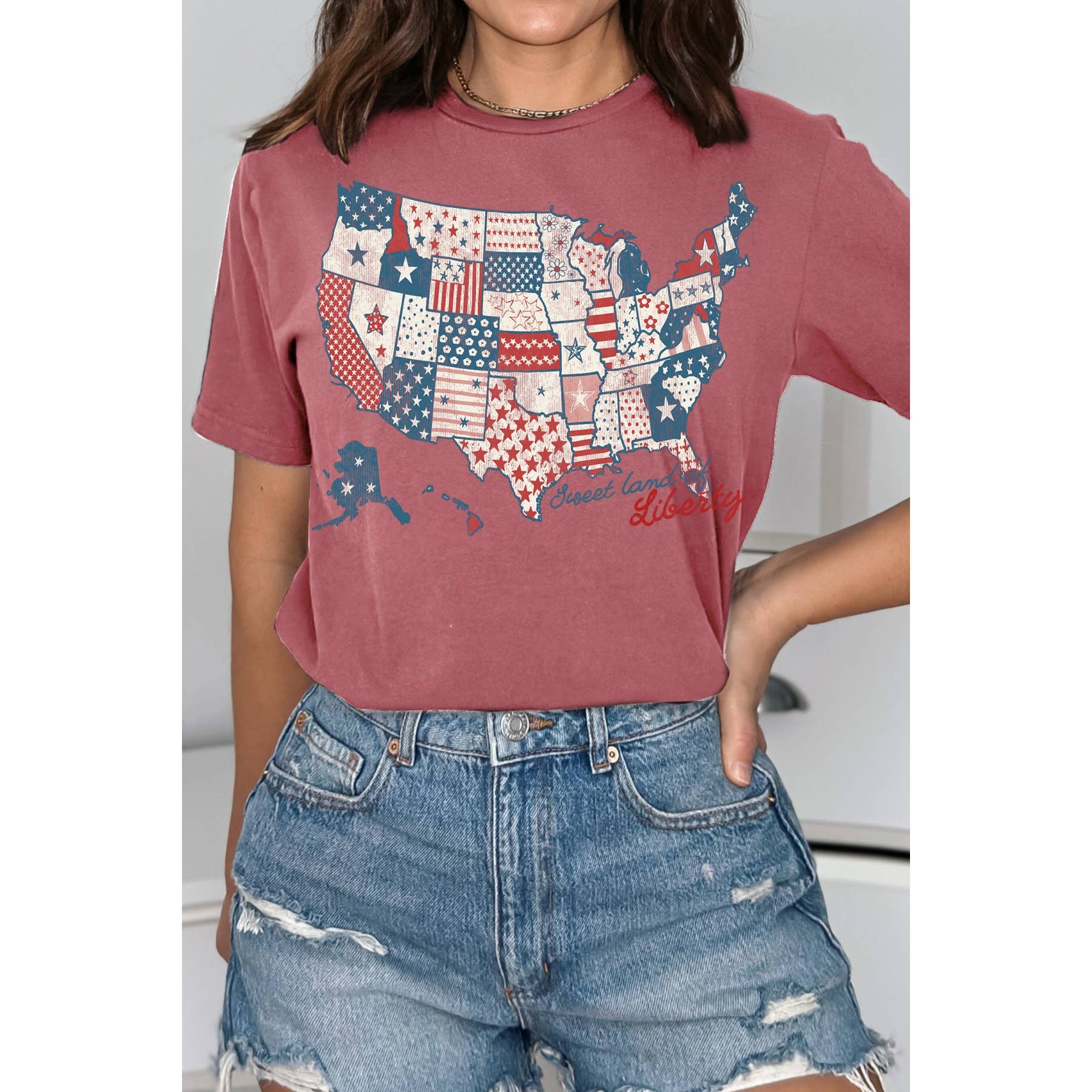 Sweet Land of Liberty America Short Sleeve T Shirt Hoodie, Sweatshirt | PodTeesHub.com