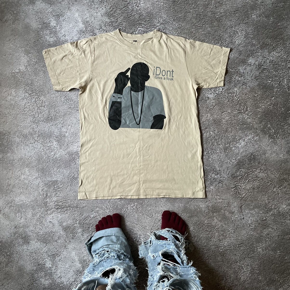 Vintage Y2k Adult I Dont Give A Fuck Finger Funny Tee Hoodie, Sweatshirt | PodTeesHub.com