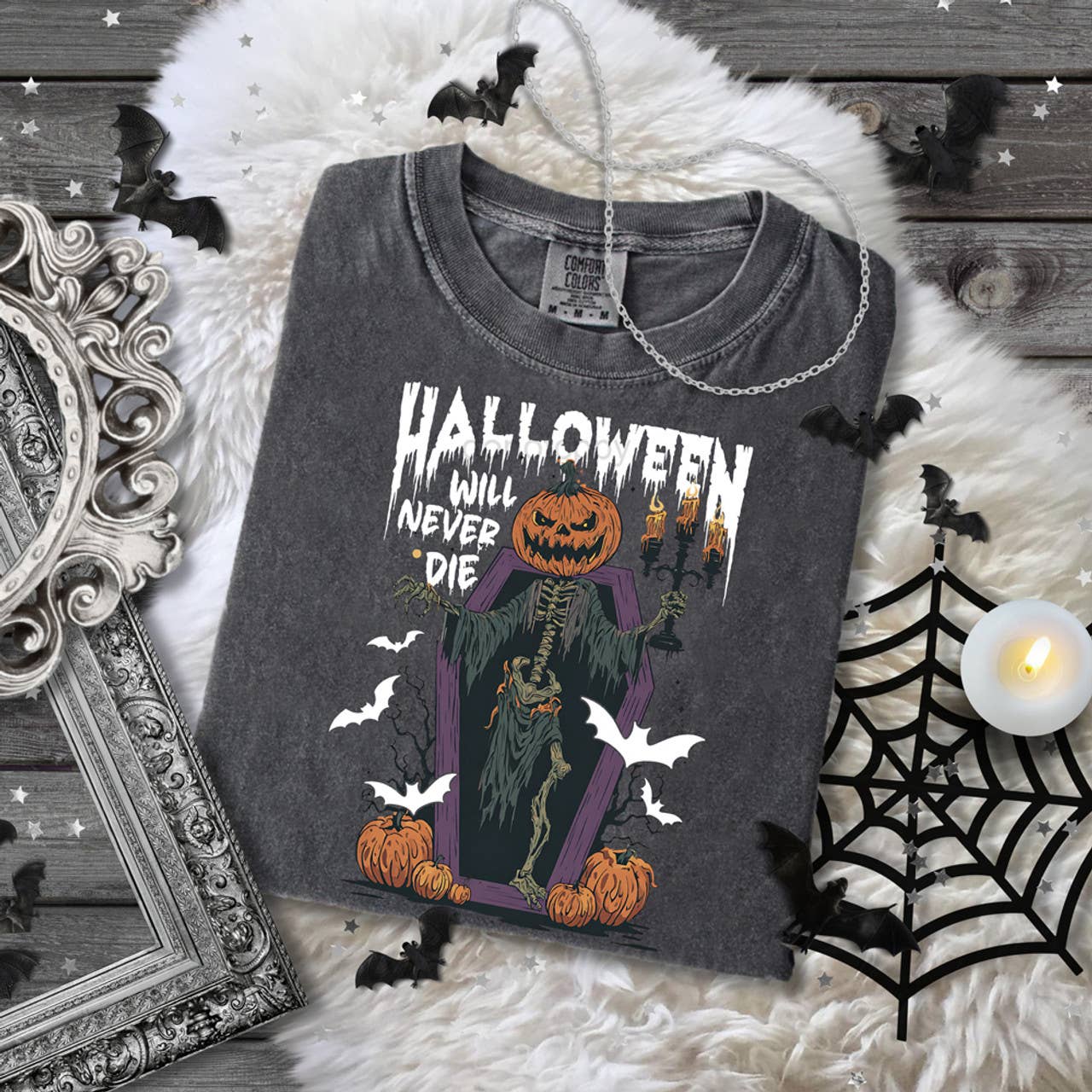 Halloween Will Never Die Tee Hoodie, Sweatshirt | PodTeesHub.com
