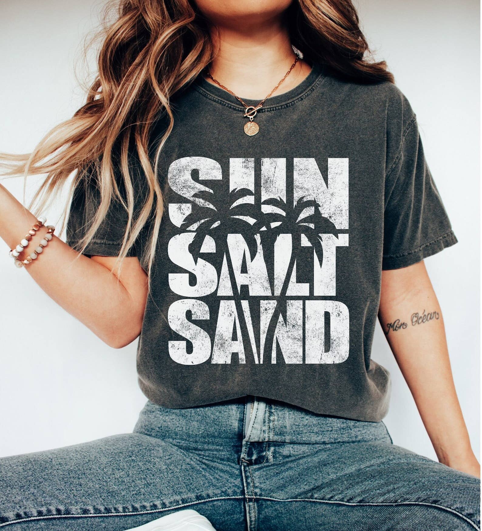 Sun Salt Sand T-Shirt Hoodie, Sweatshirt | PodTeesHub.com