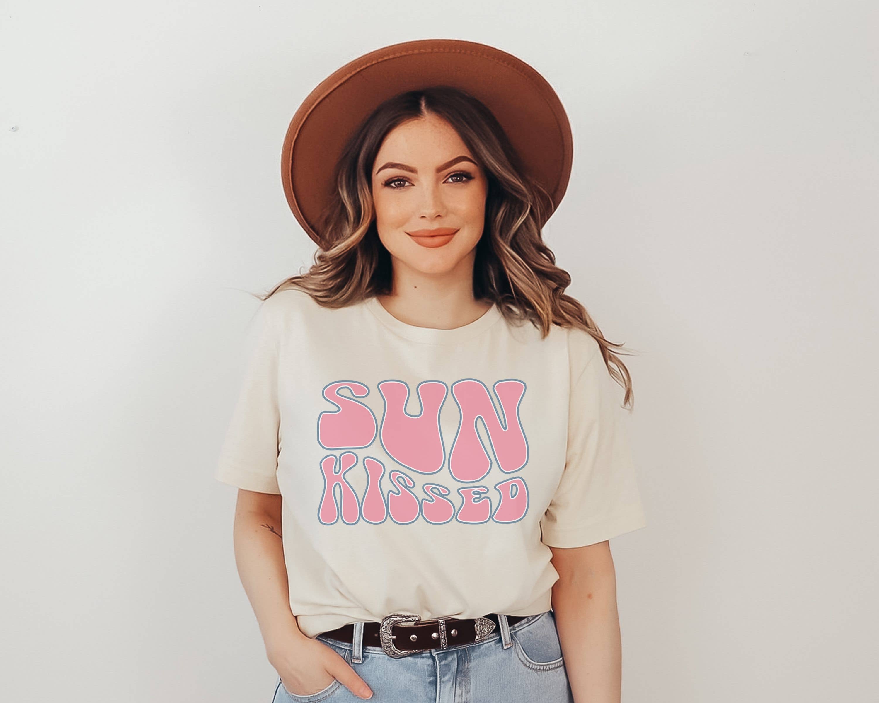 Retro Sunkissed Graphic Tee | Summer Tee Hoodie, Sweatshirt | PodTeesHub.com