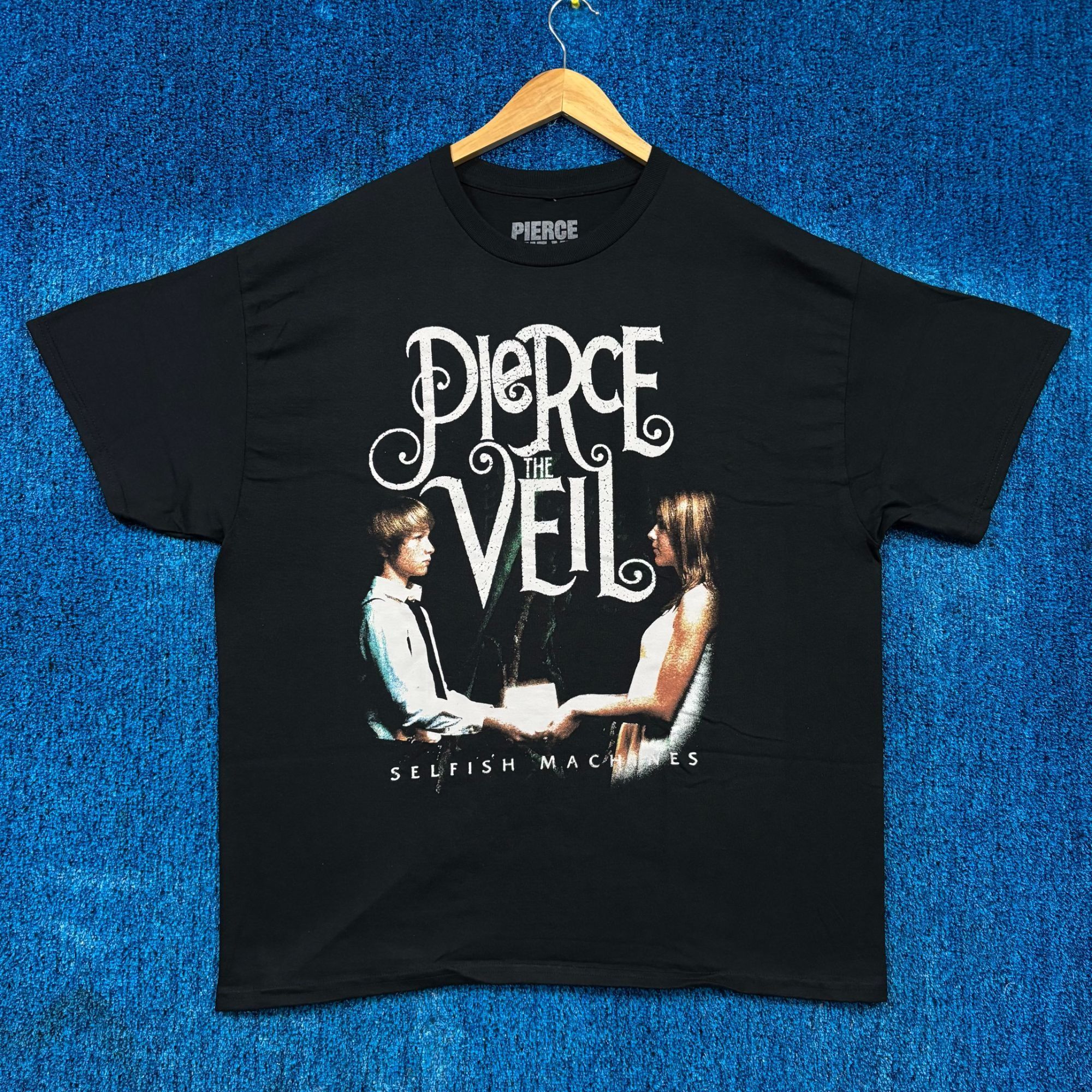 Band Tees Pierce The Veil Selfish Machines Album Cover Art Band Tee Xl Hoodie, Sweatshirt | PodTeesHub.com