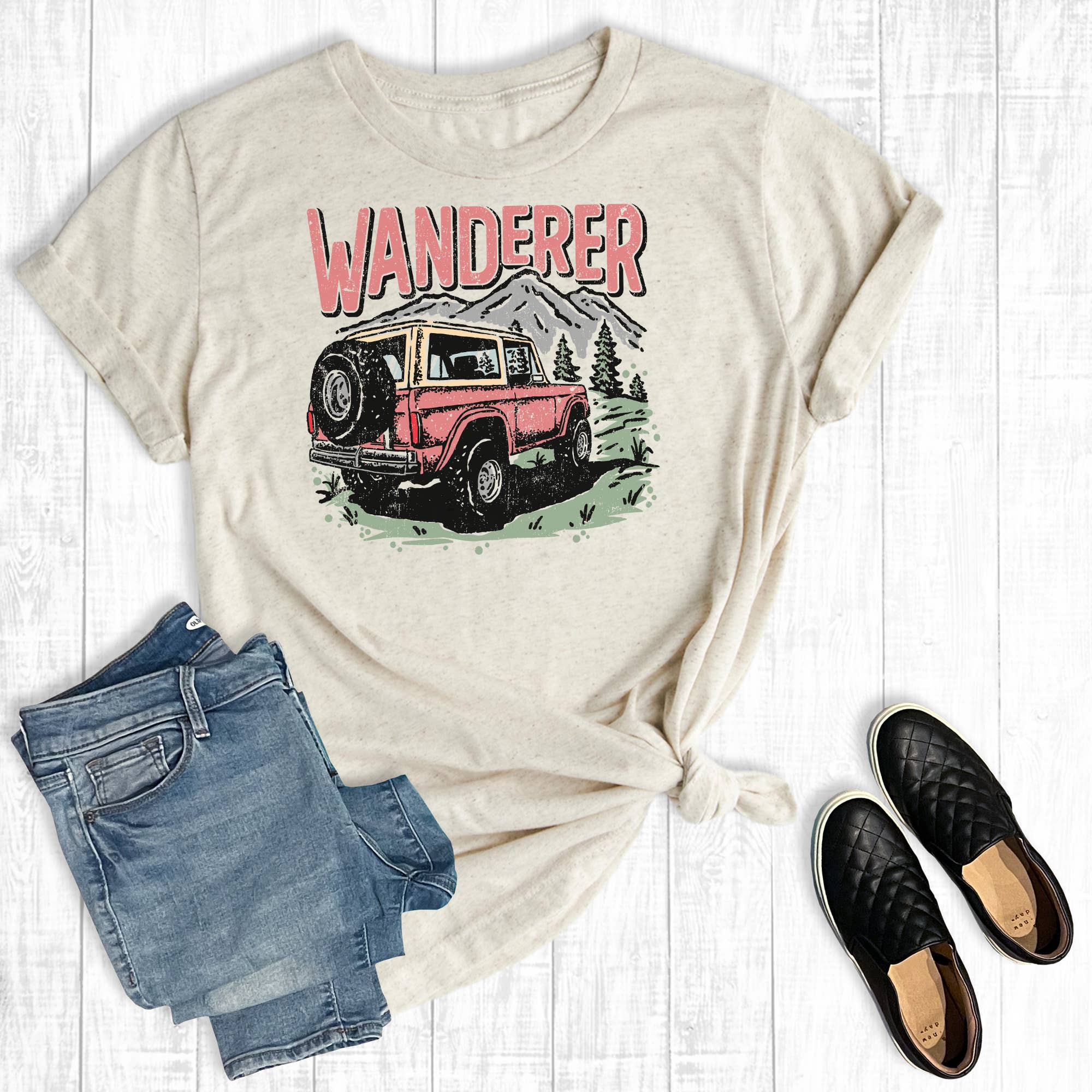 Wanderer Summer Graphic Tee Hoodie, Sweatshirt | PodTeesHub.com