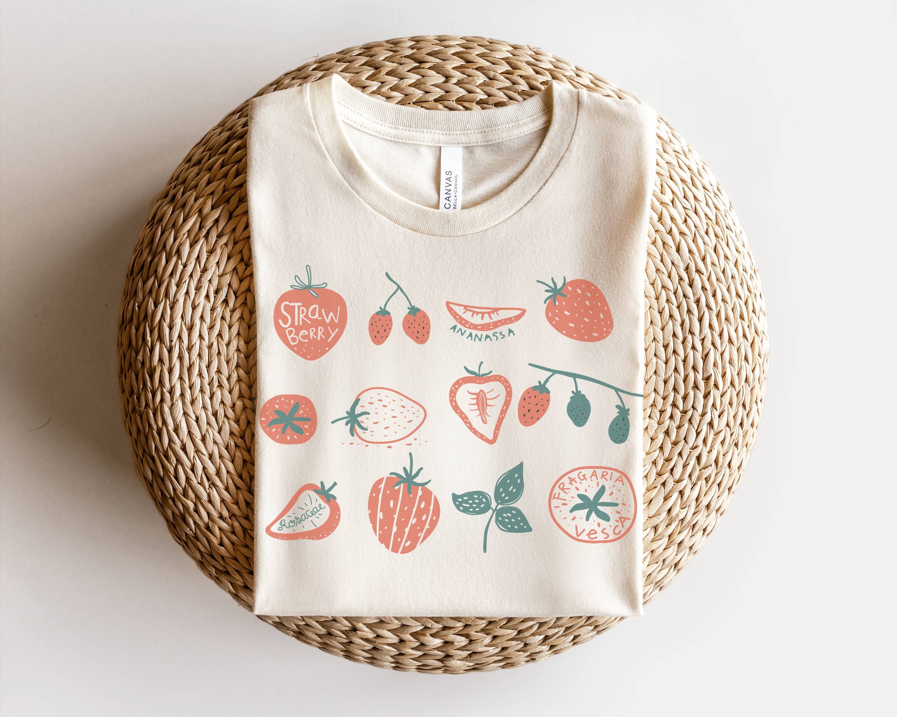 Retro Strawberry Farm Fruit Graphic Tee Gardening Summer Hoodie, Sweatshirt | PodTeesHub.com