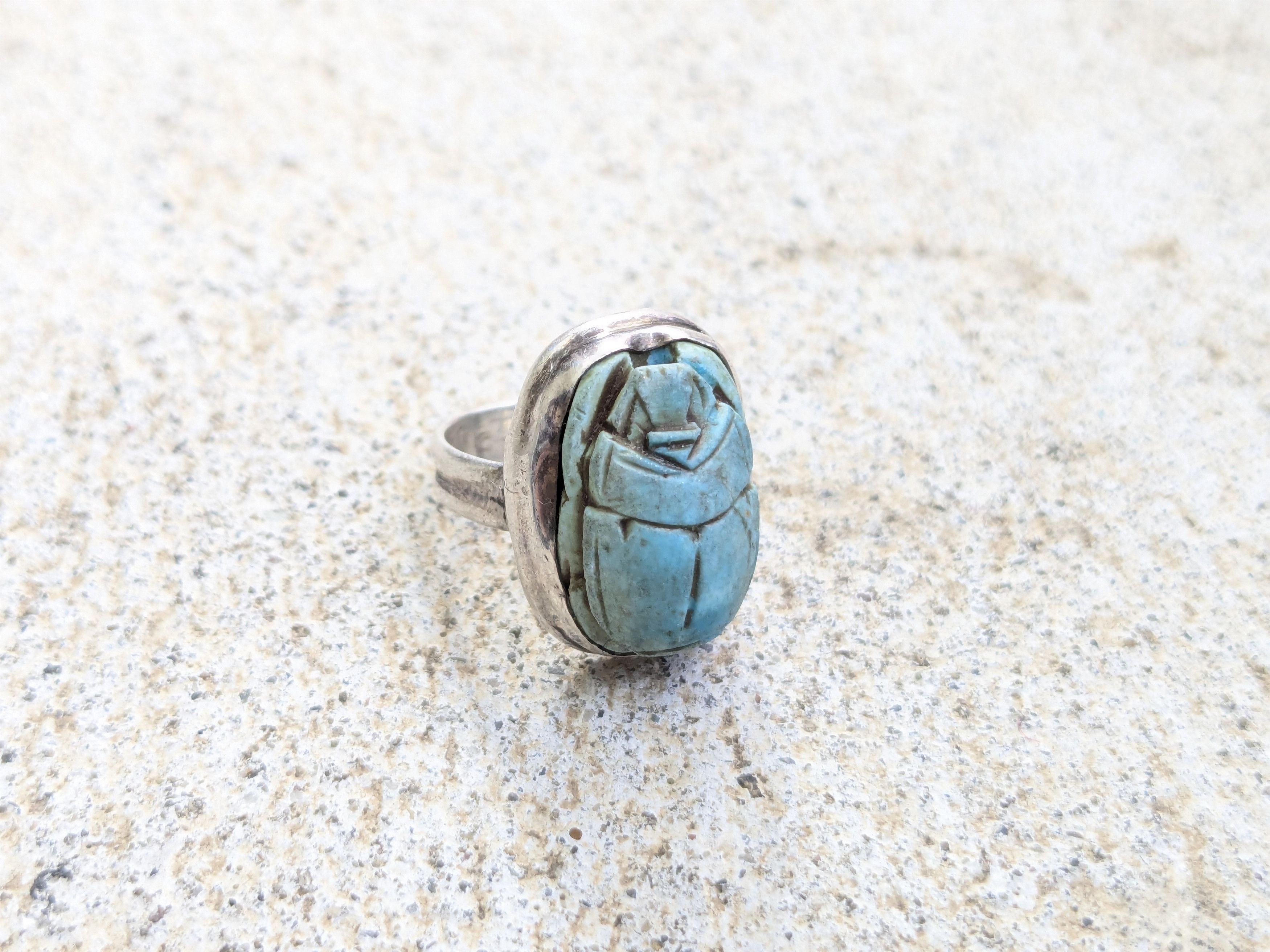 Vintage Sterling Silver Ring Blue Beatle 4 25 Scarab Egypt T-Shirts, Hoodie, Sweatshirt | PodTeesHub.com