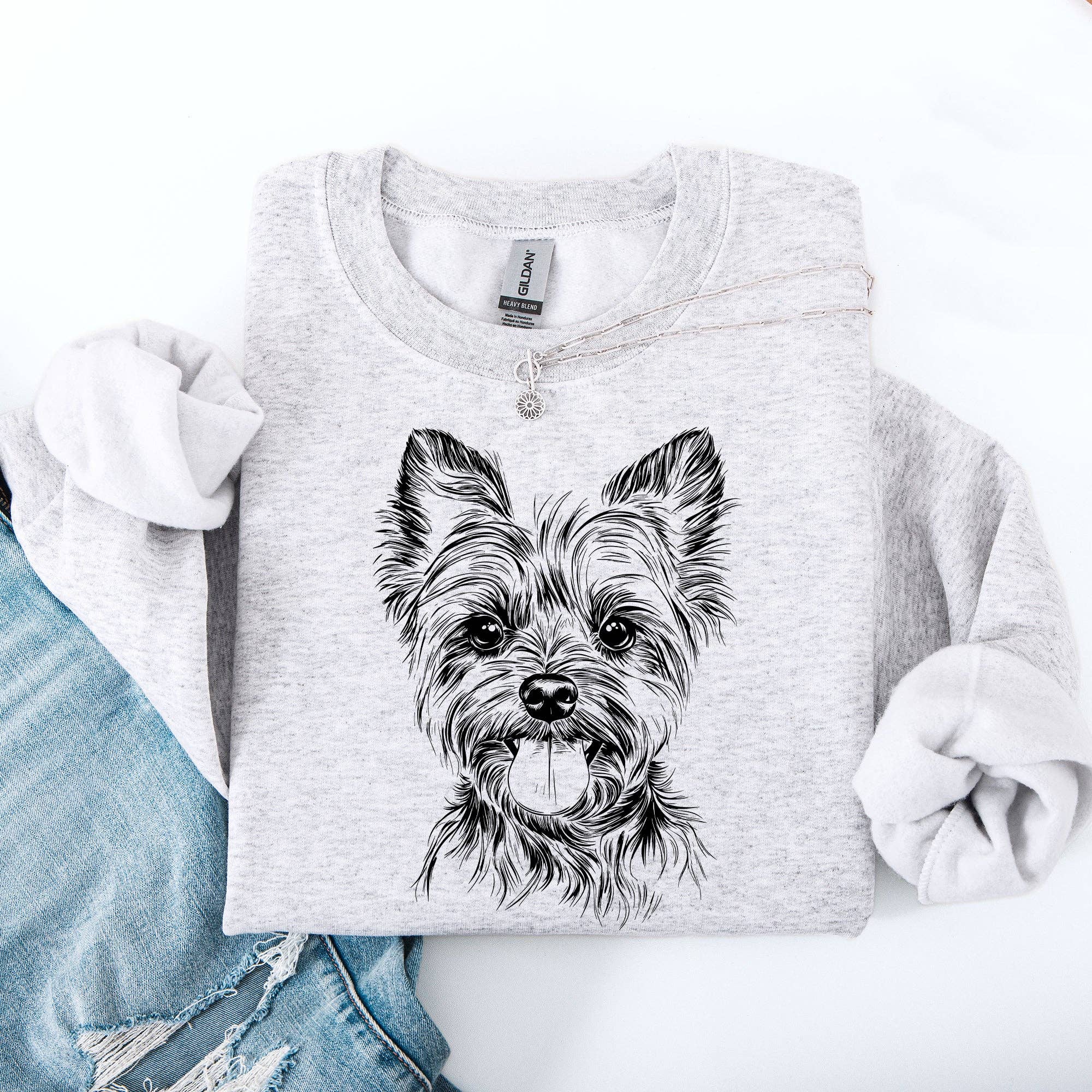 Yorkie, Yorkshire Terrier, Pet, Dog Breed Sweatshirt T-Shirts, Hoodie | PodTeesHub.com