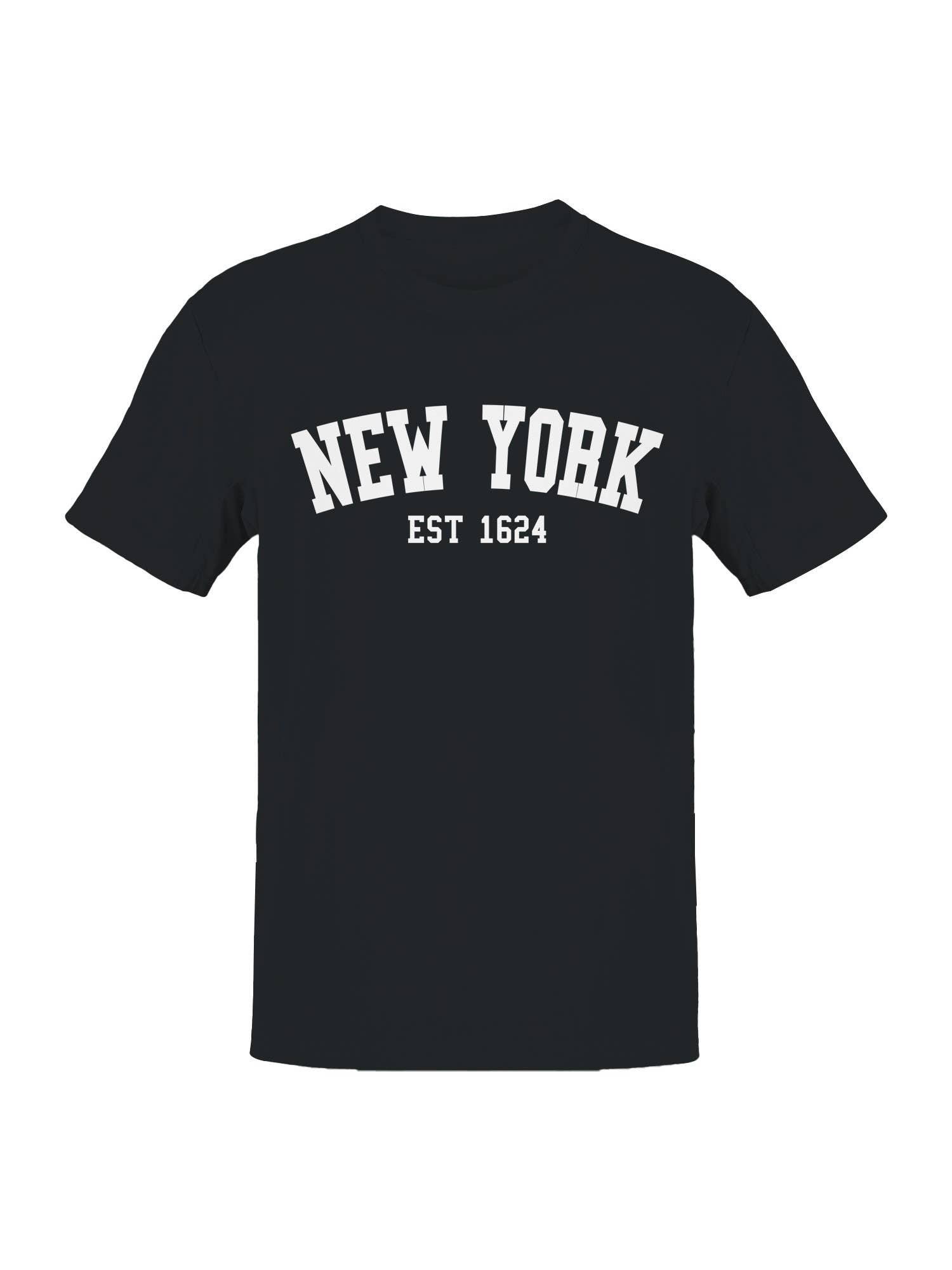 New York Est 1624 Men's T-Shirt Hoodie, Sweatshirt | PodTeesHub.com