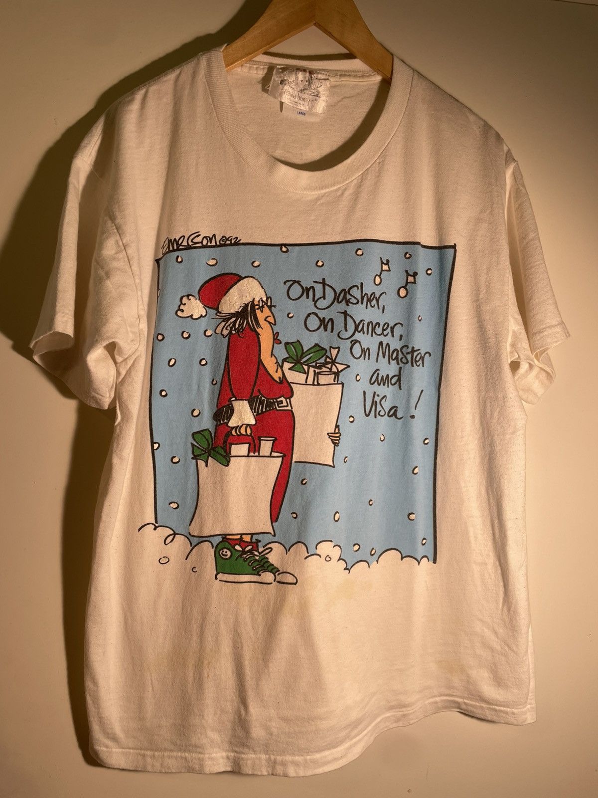 Vintage 90 S Vtg Vintage Emerson Christmas Funny Card Retro T Shirt Hoodie, Sweatshirt | PodTeesHub.com