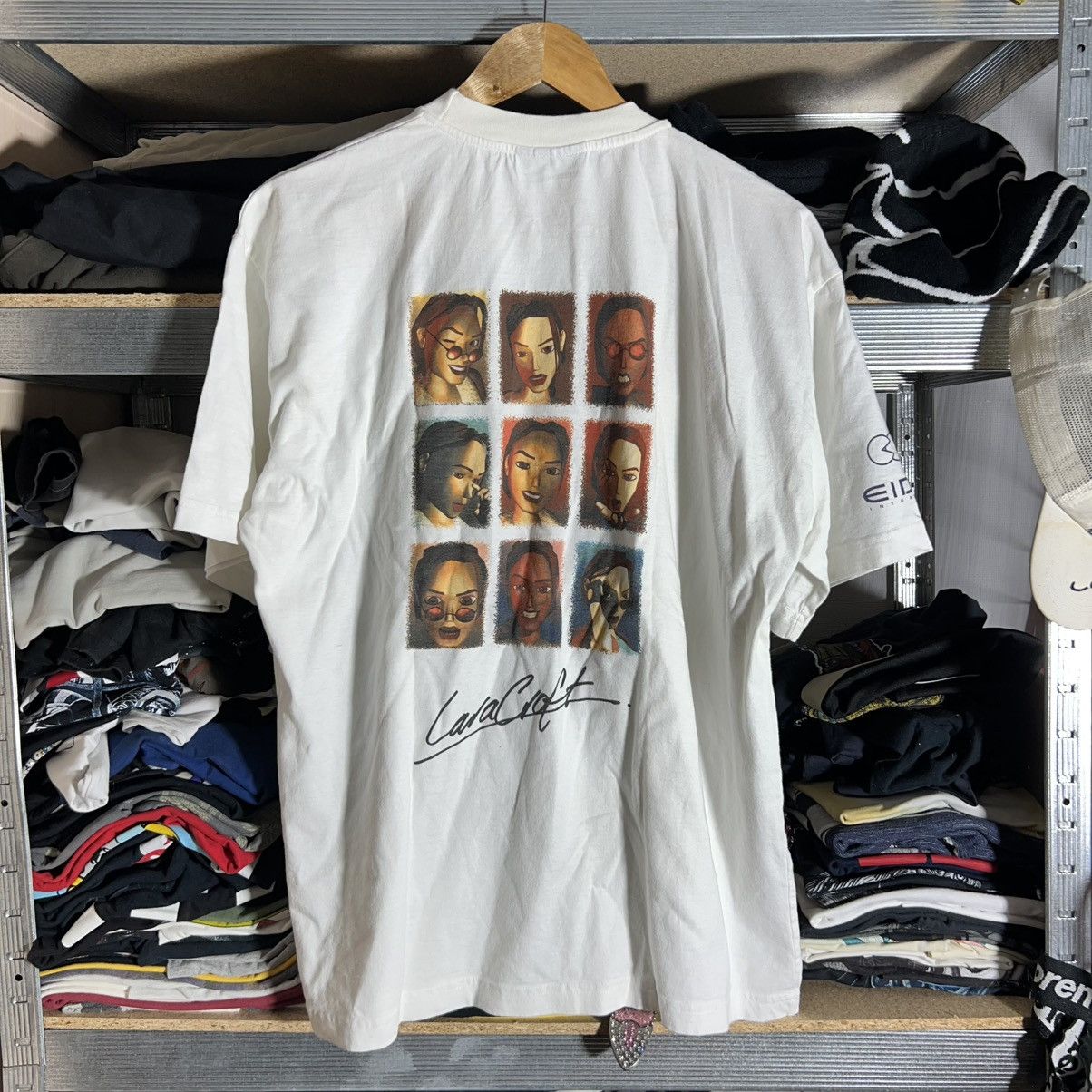 Playstation Vintage 90s Lara Croft Promo Tomb Rider Tee Streetwear Style Hoodie, Sweatshirt | PodTeesHub.com