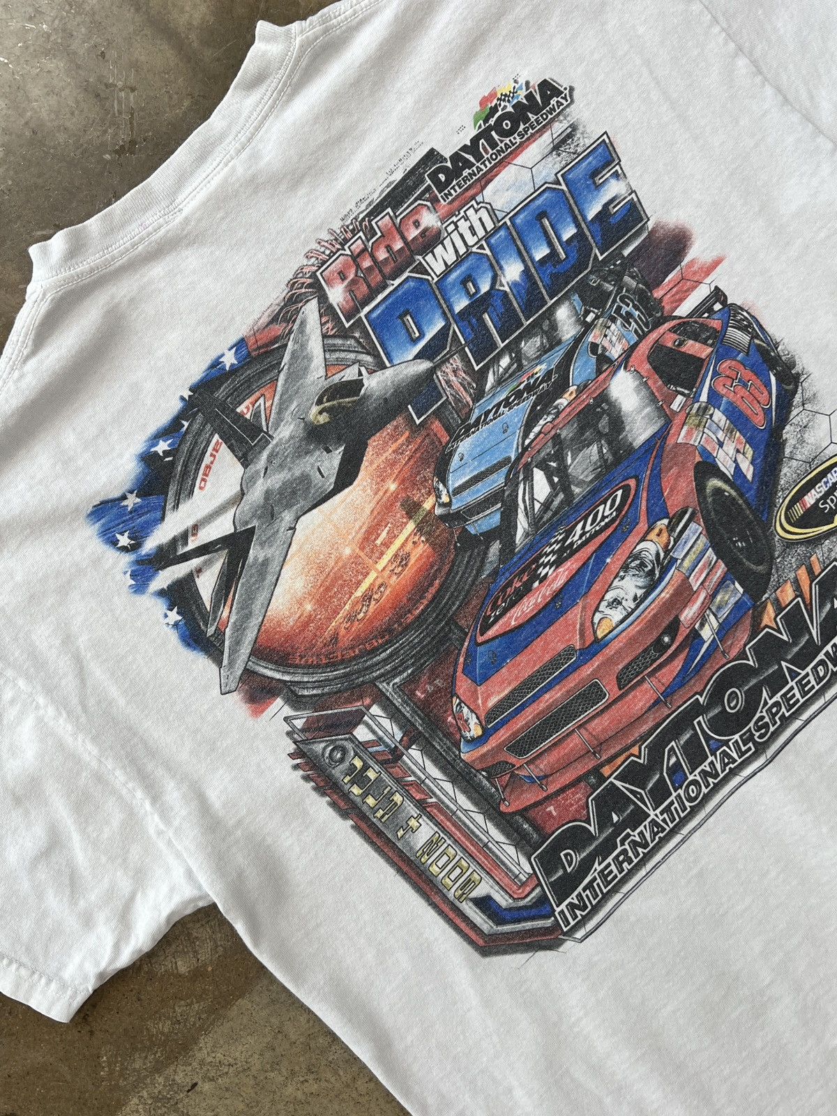 Vintage Nascar July 4th Daytona Racing Large T-Shirts, Hoodie, Sweatshirt
